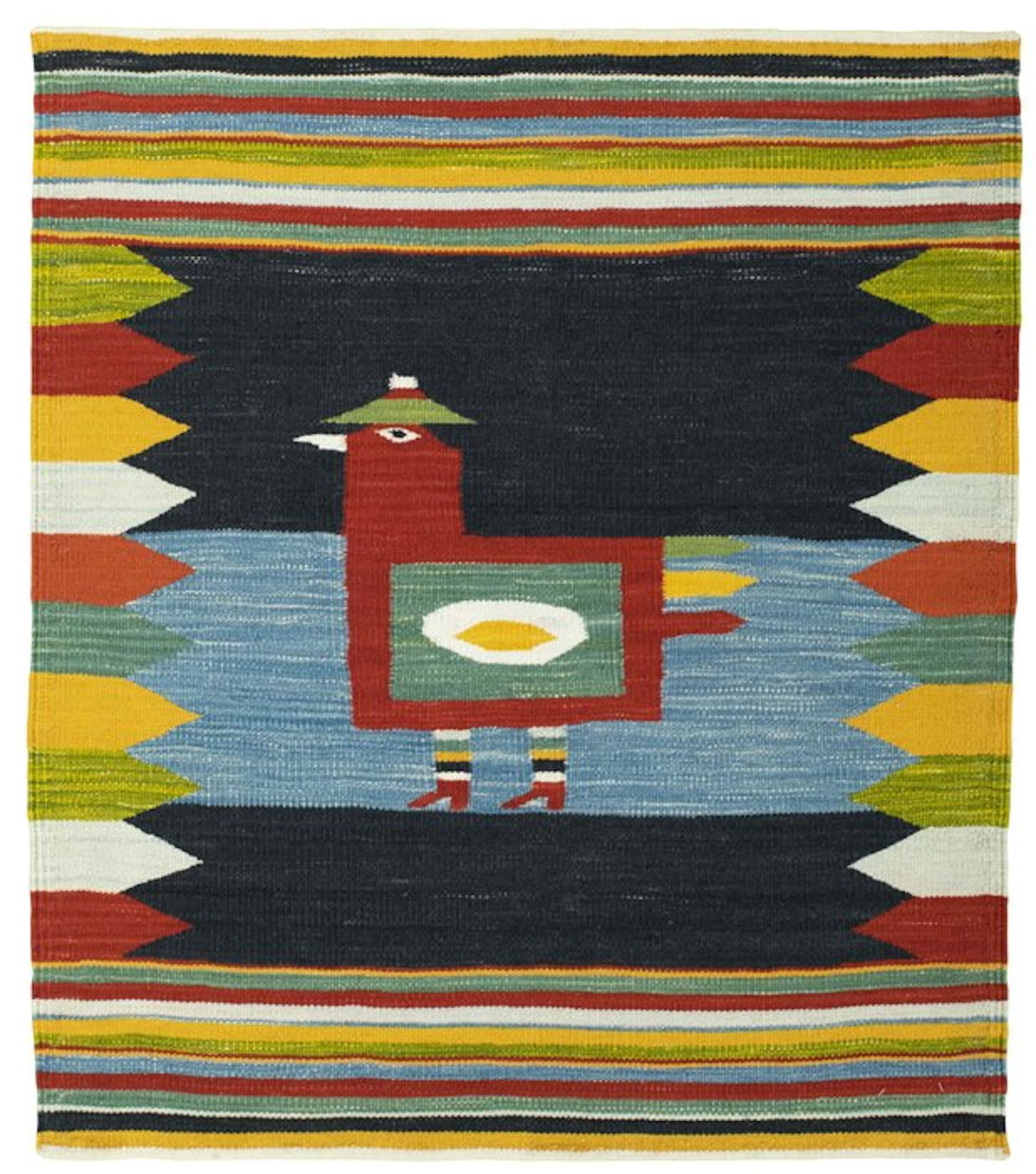 Handwoven designer Kilim – collector's piece. - Kelim - 100 cm - 87 cm