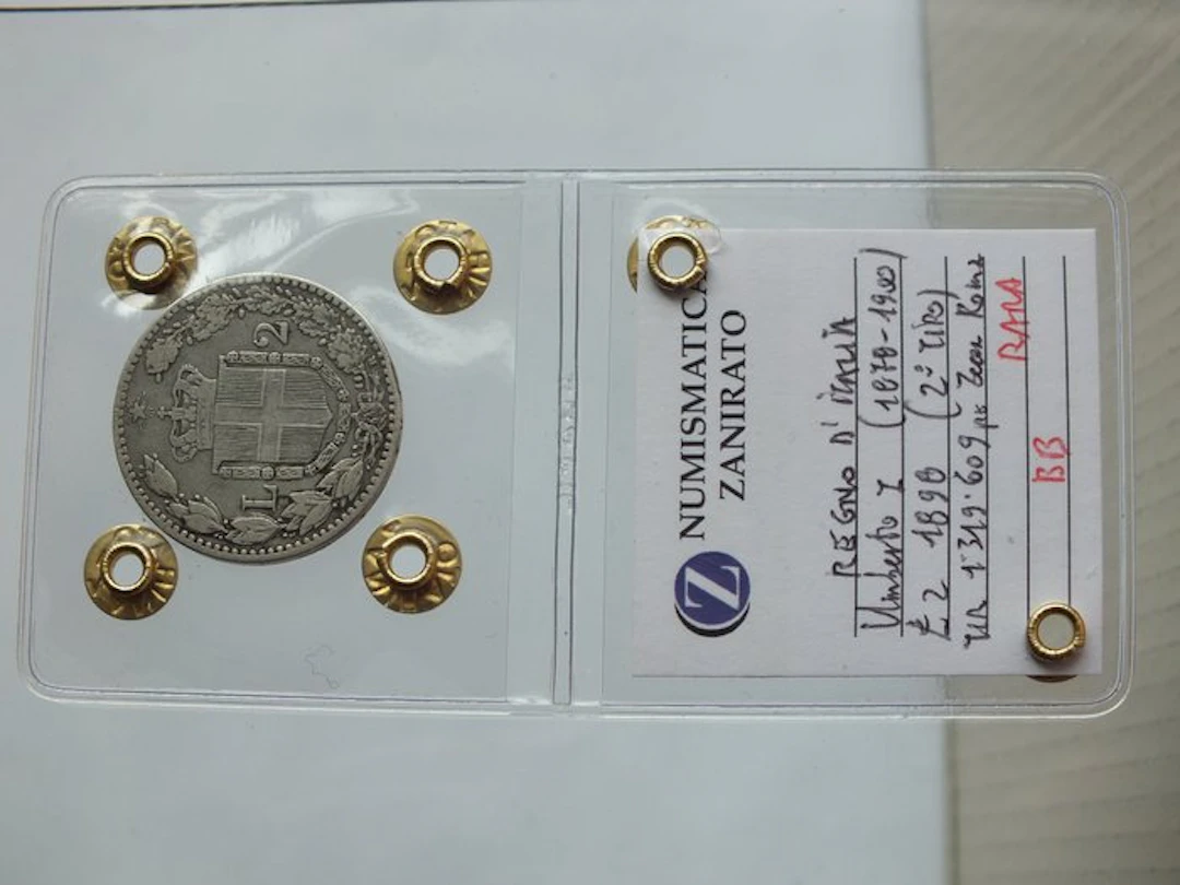 Italy, Kingdom Umberto I. 2 Lire 1898 (No reserve price)