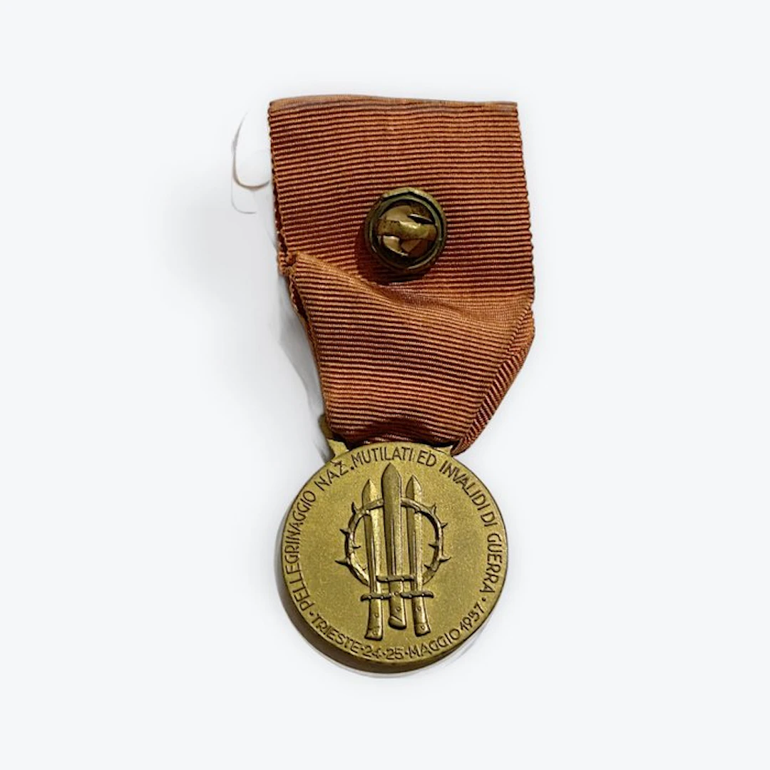 Italie - Médaille militaire - Médaille du pélerinage des mutilés