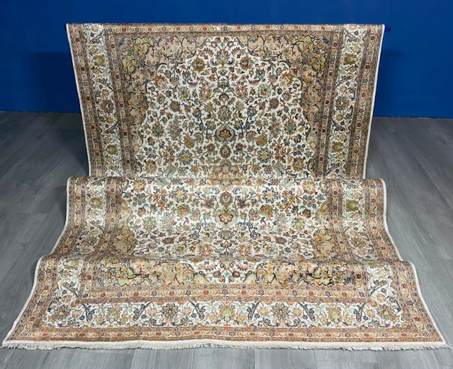 Keshan - Rug - 222 cm - 145 cm - Silk on silk
