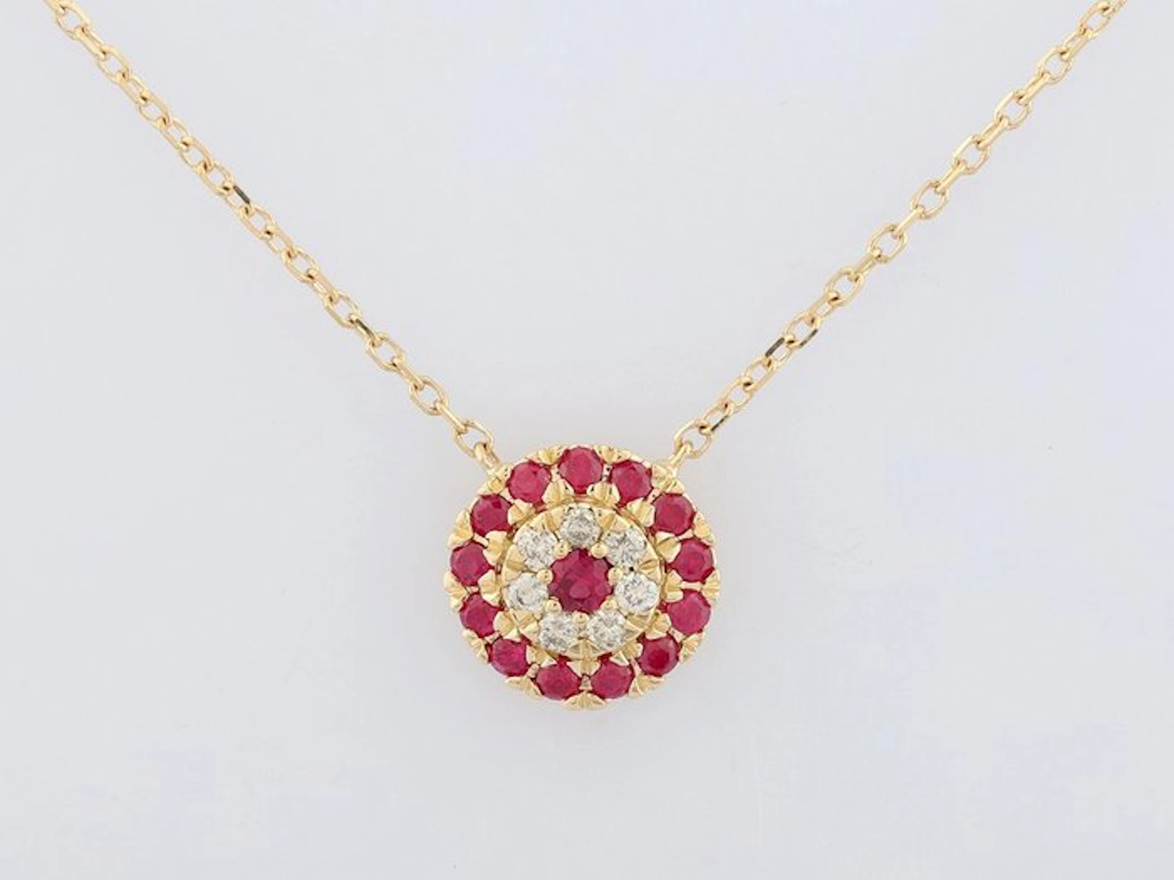 No reserve price - Necklace with pendant - 14 kt