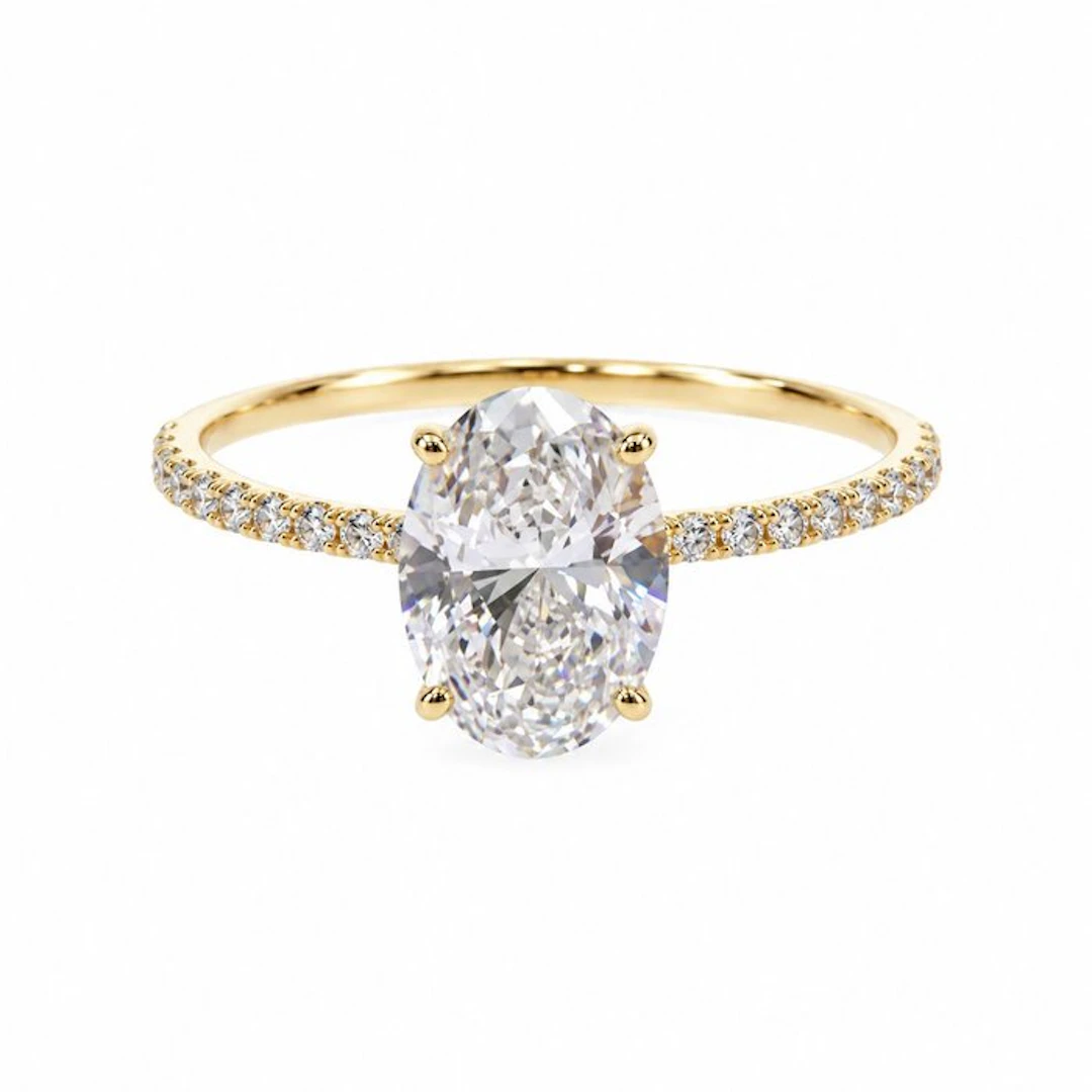 No reserve price - Ring - 14 kt