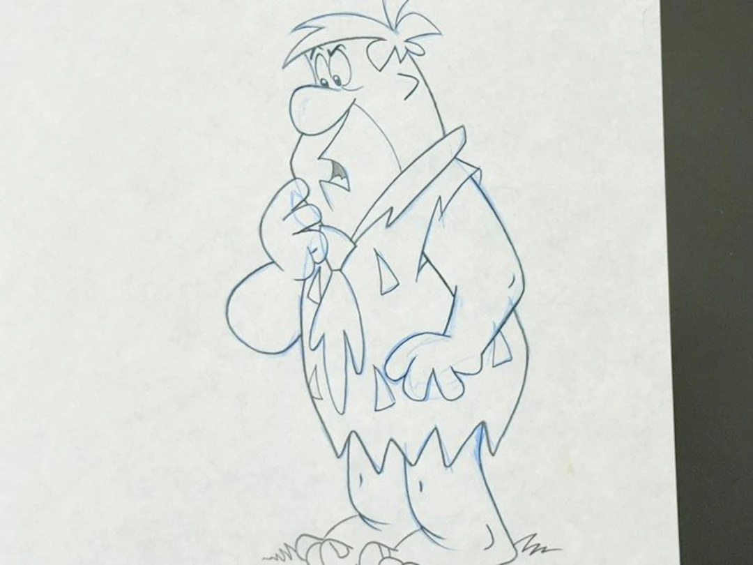 Hanna-Barbera - Original Animation Drawing of Fred...