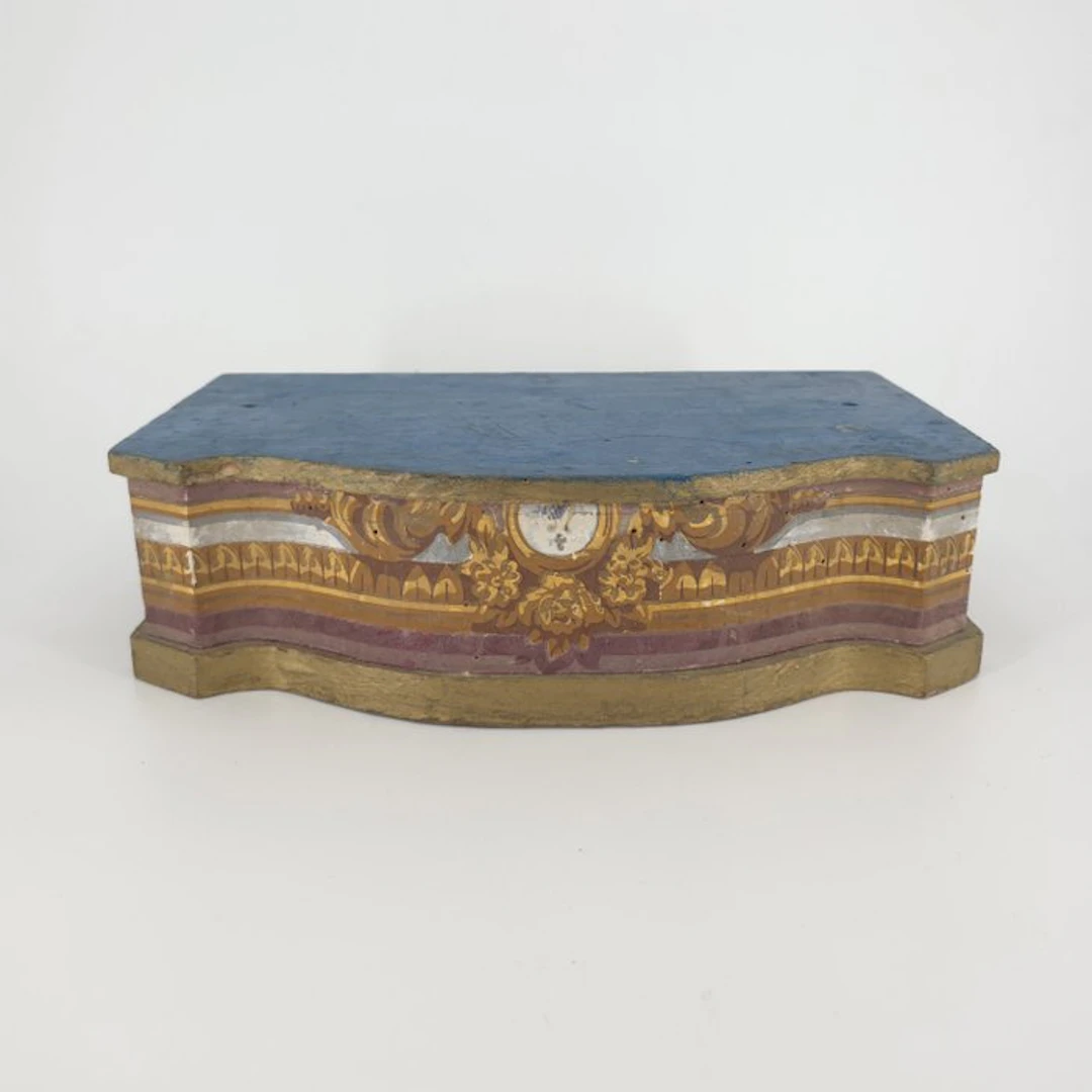 Architectural base - 18th Century - Painted decorative paper