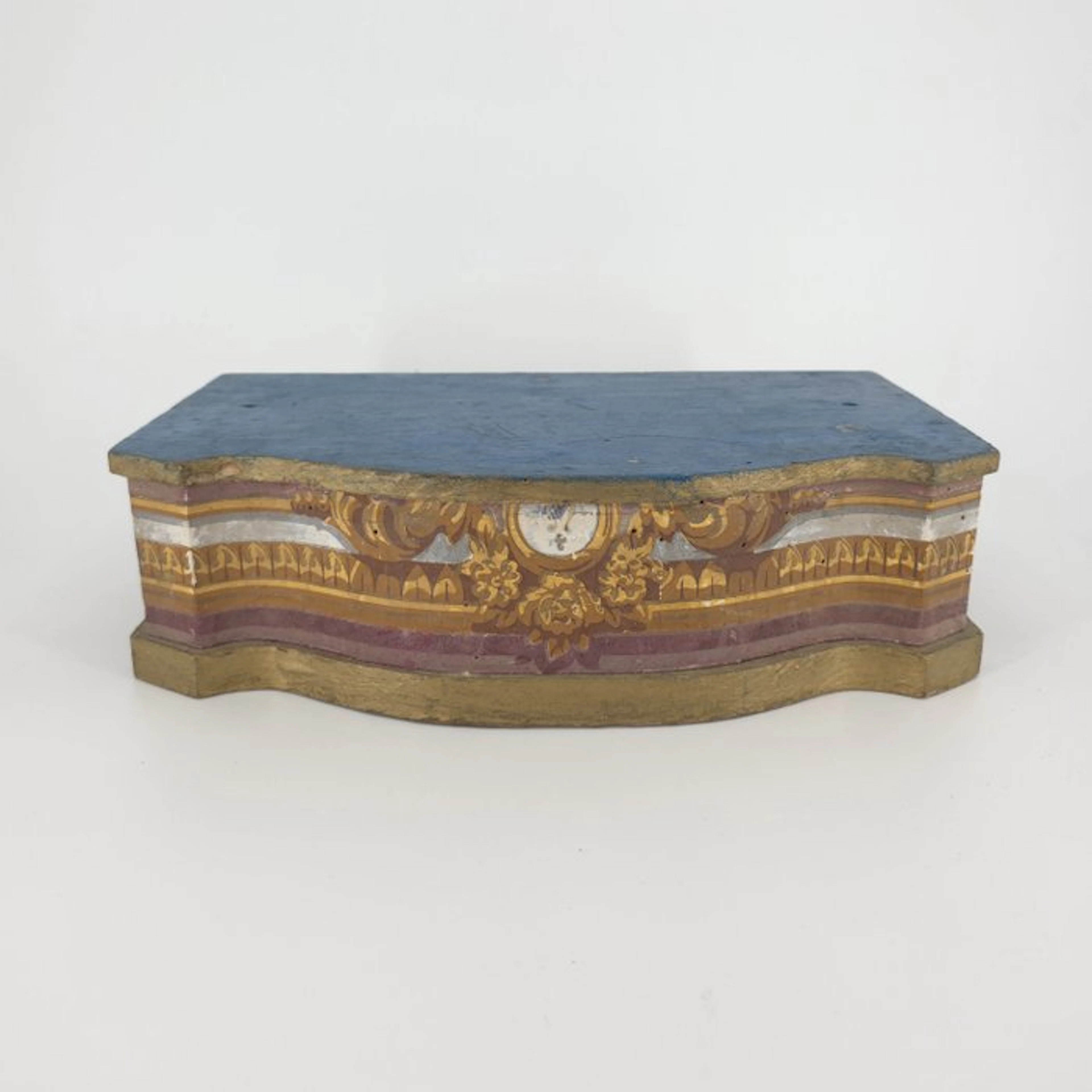 Architectural base - 18th Century - Painted decorative paper