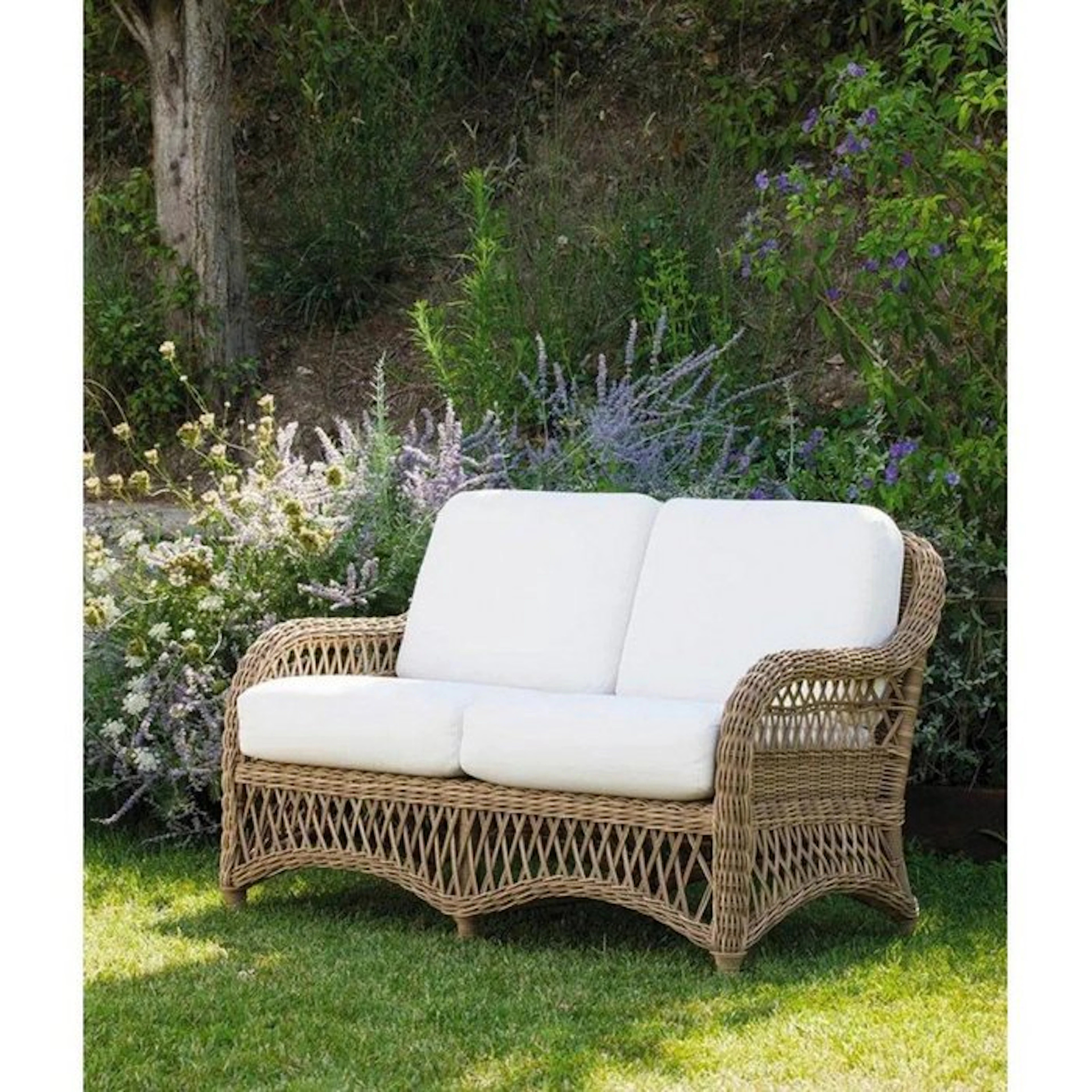 UnoPiù - Outdoor furniture - WaProLace fiber - Olimpia 2-Seater Model