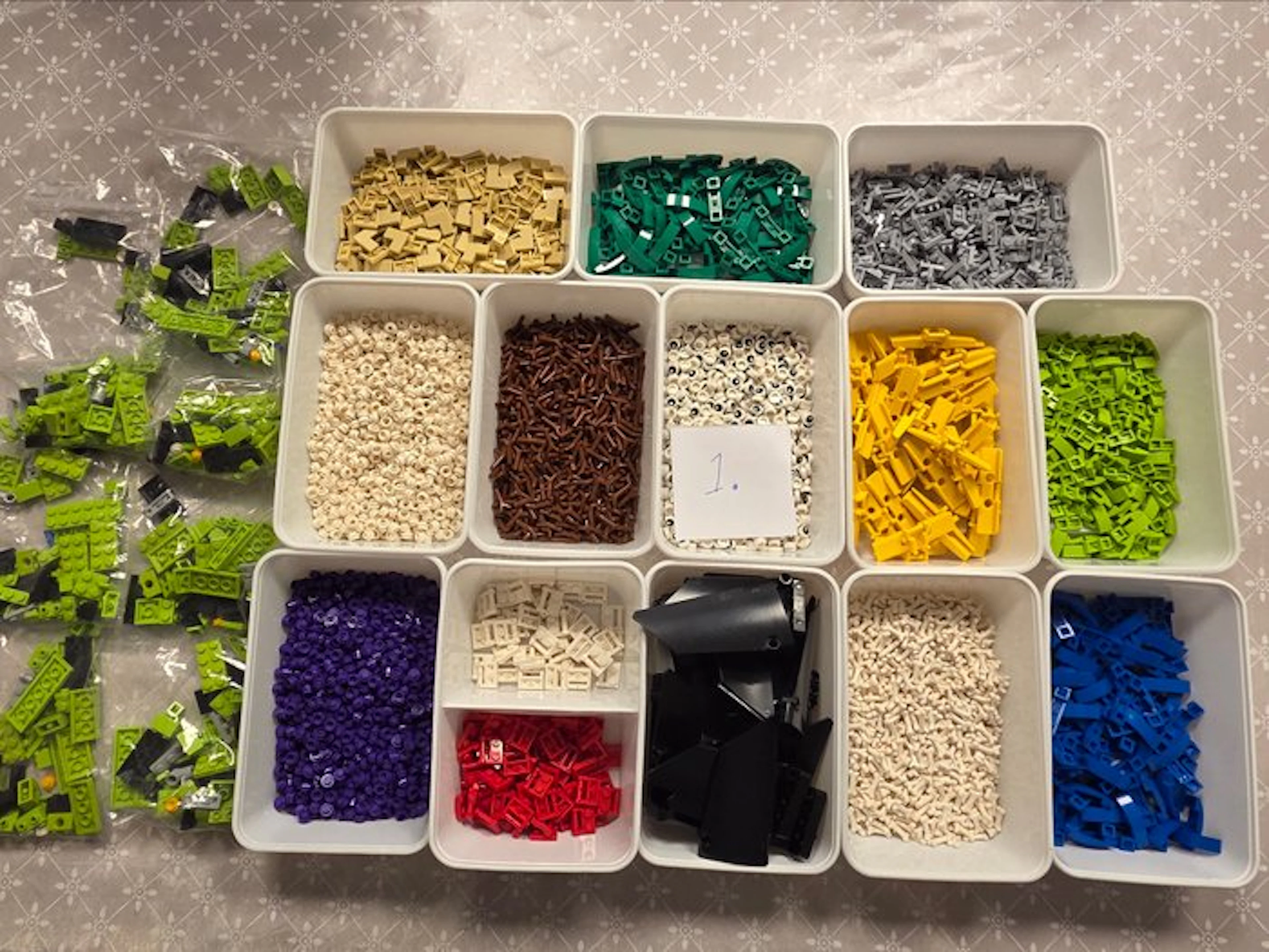 LEGO Pieces - Partij lego onderdelen in soorten en kleuren Nieuw
