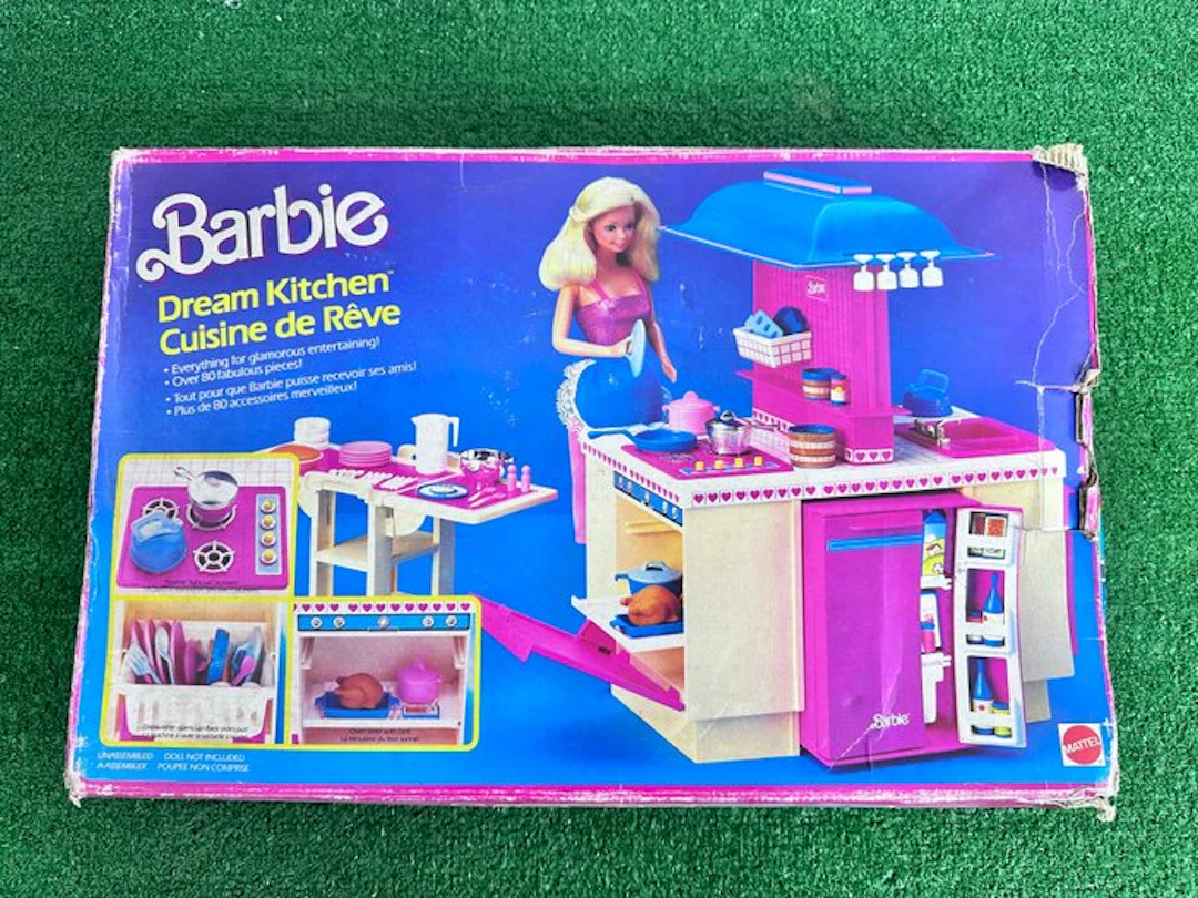 Barbie - Dollhouse Dream Kitchen Cucina - 1980-1990 - U.S.