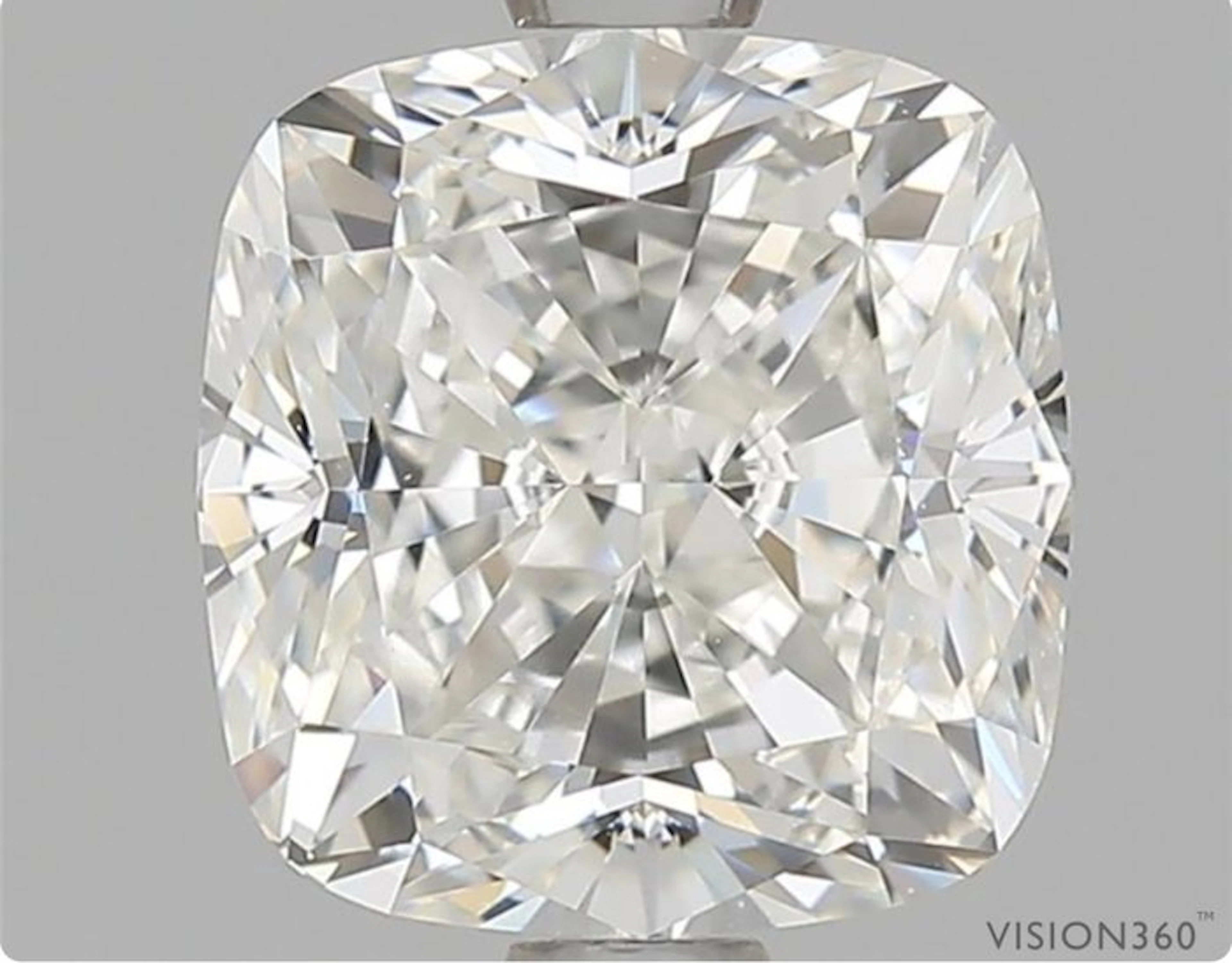 1 pcs Diamond (Natural) - 2.06 ct - Cushion - G - VVS2 - HRD Antwerp - Ex Ex