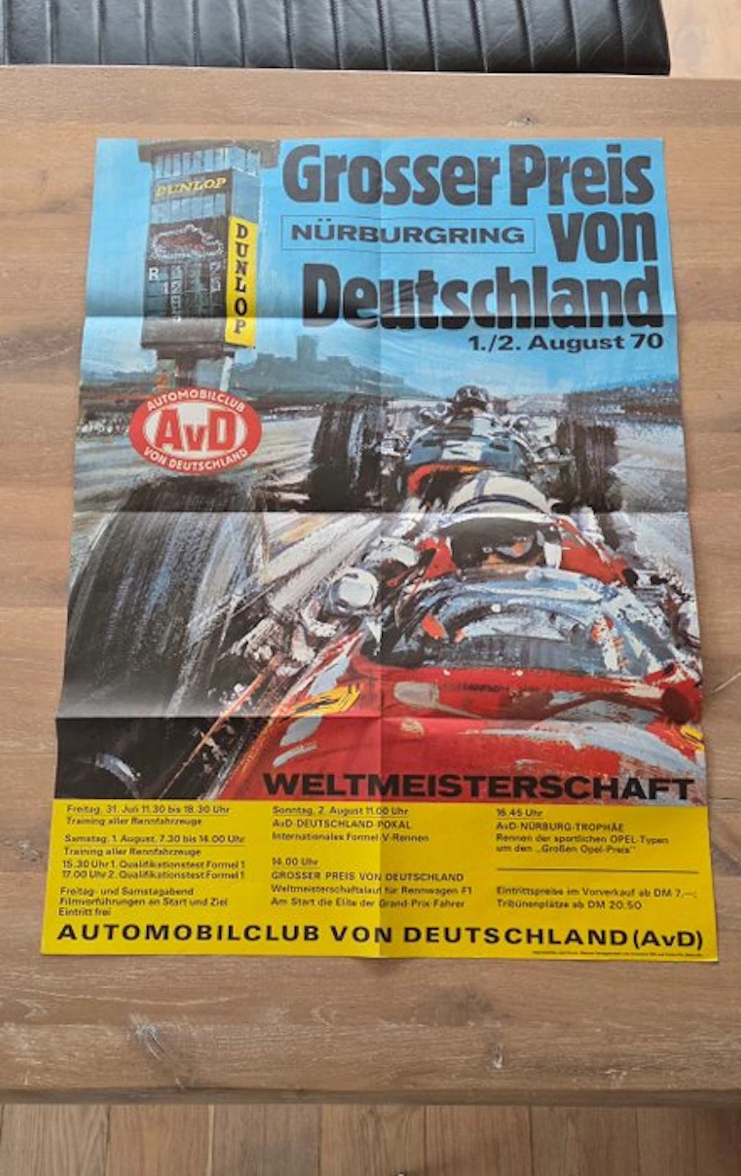 Poster - Automobilclub von Deutschland - 1970