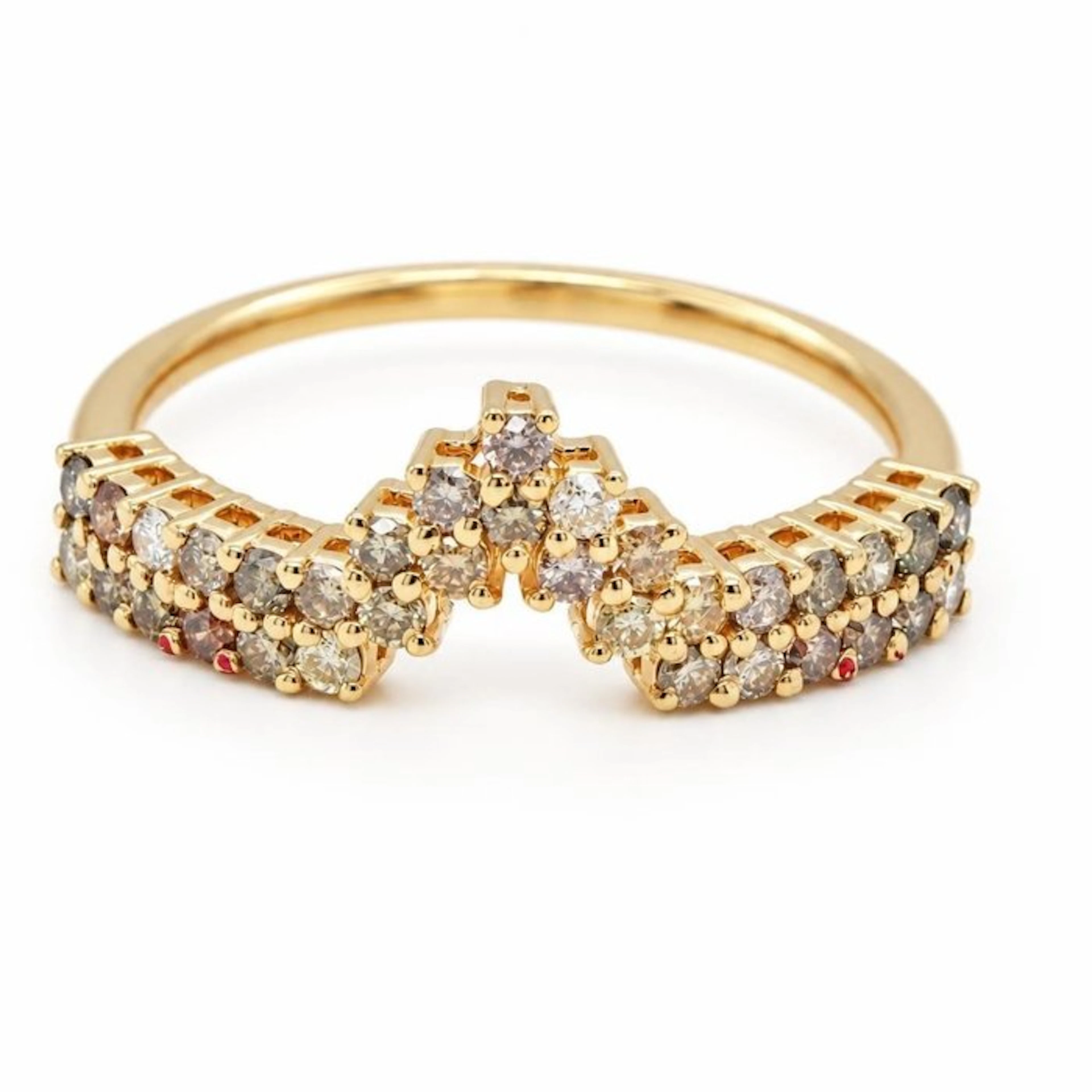 No reserve price - Ring - 14 kt