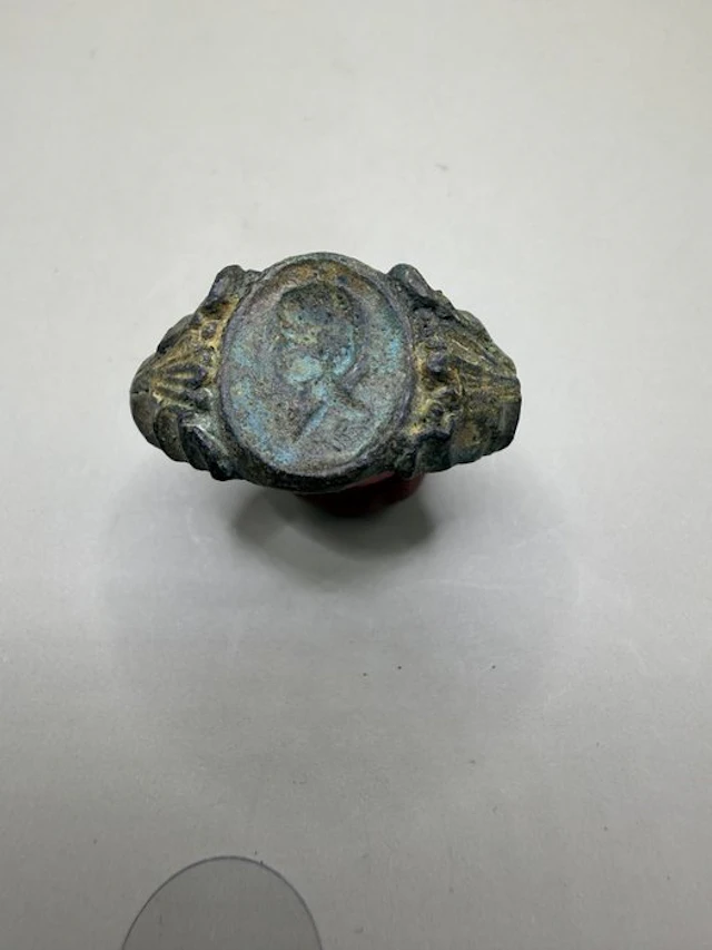 Ancient Roman Bronze finger ring