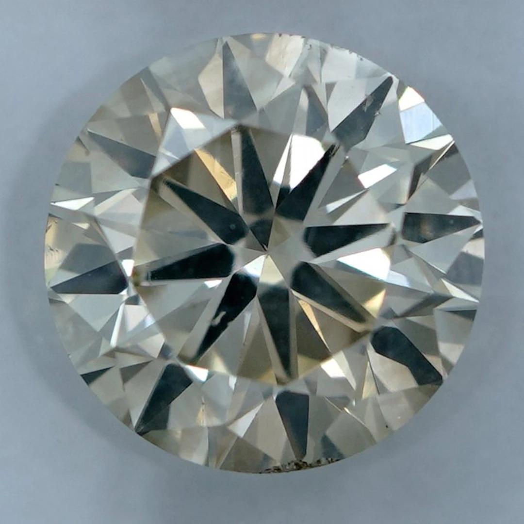 1 pcs Diamond (Natural coloured) - 1.51 ct - Round...