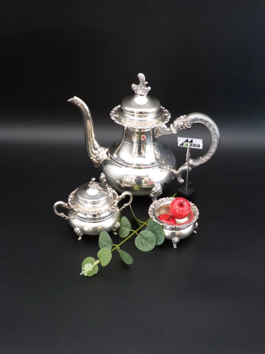 Gayer & Krauss - Coffee set (3) - .925 silver