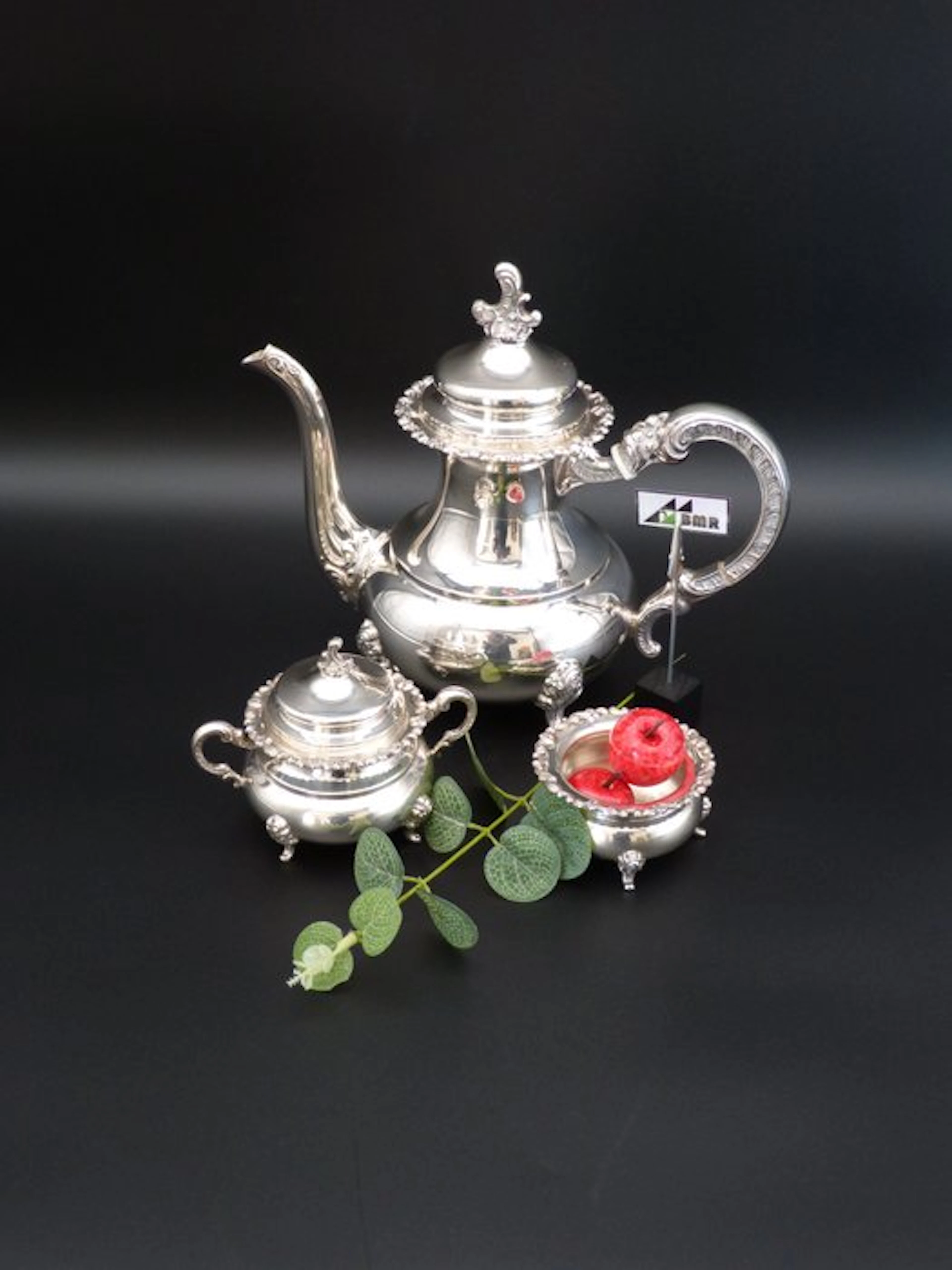 Gayer & Krauss - Coffee set (3) - .925 silver
