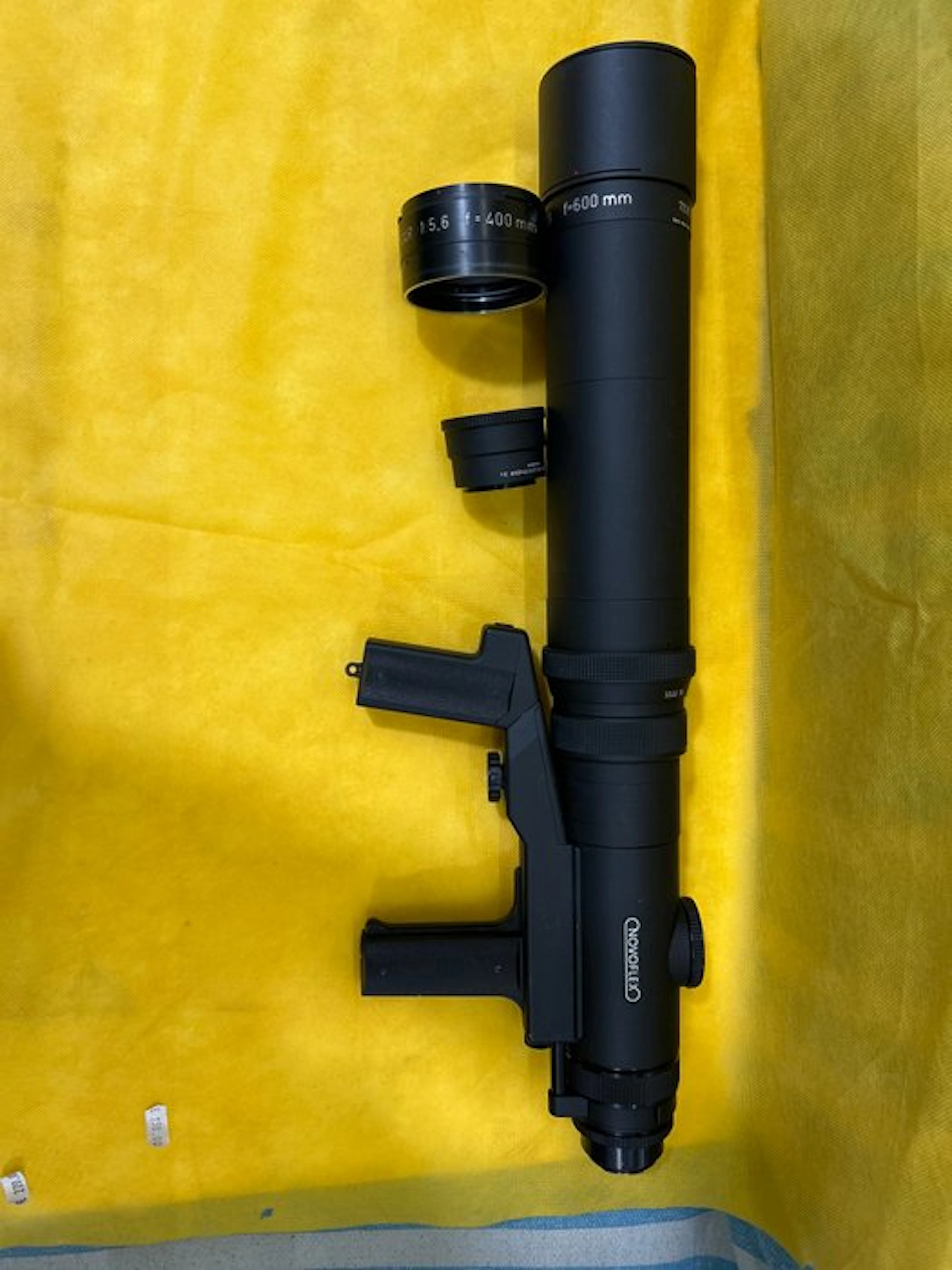 Novoflex Schnellschuß-Tele 400mm/600mm + Teleextender 2x | Telelens
