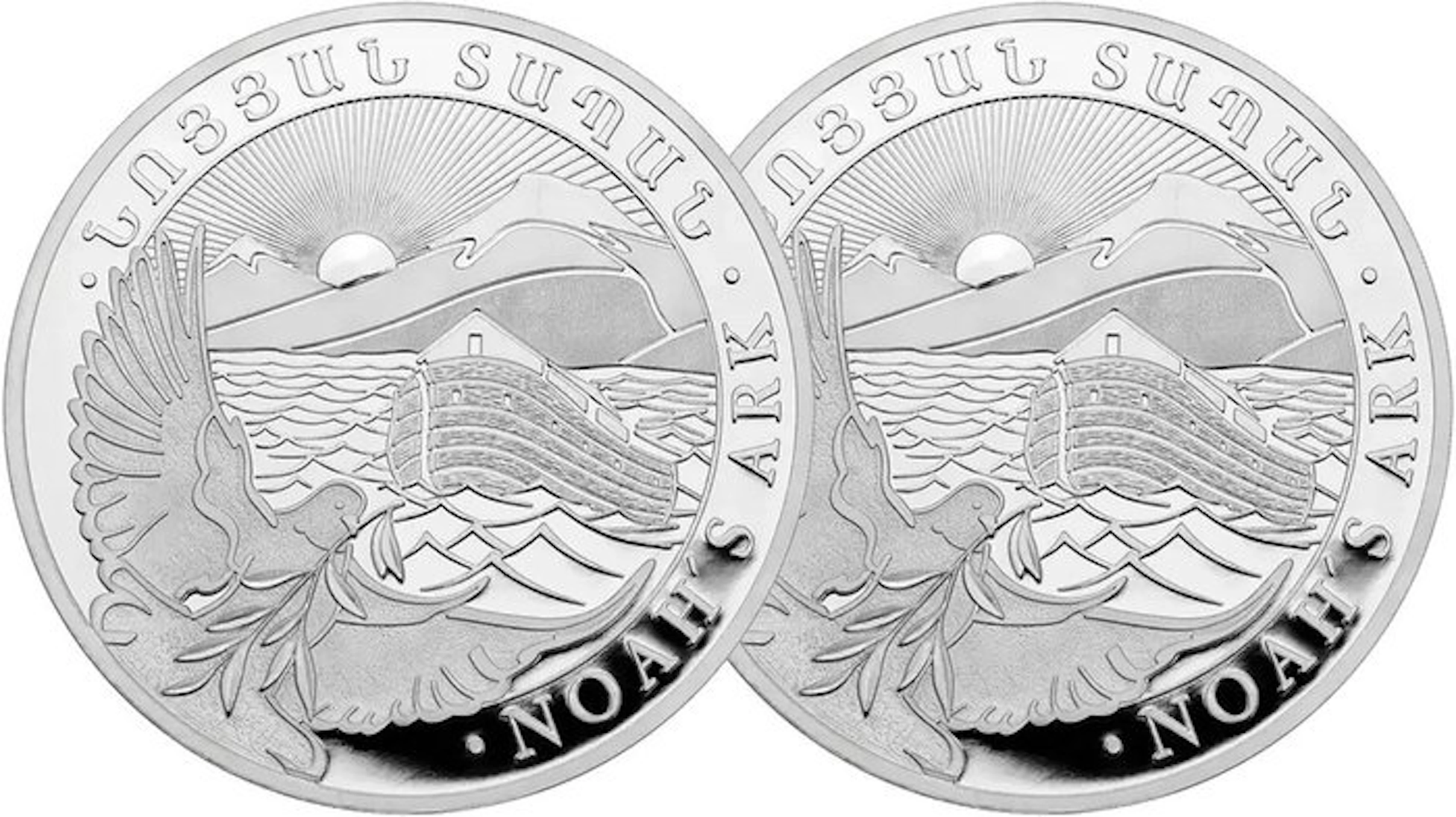 2 x 1/2 Ounce - Silver .999 - Noah's Arch 2026 - 31,10...