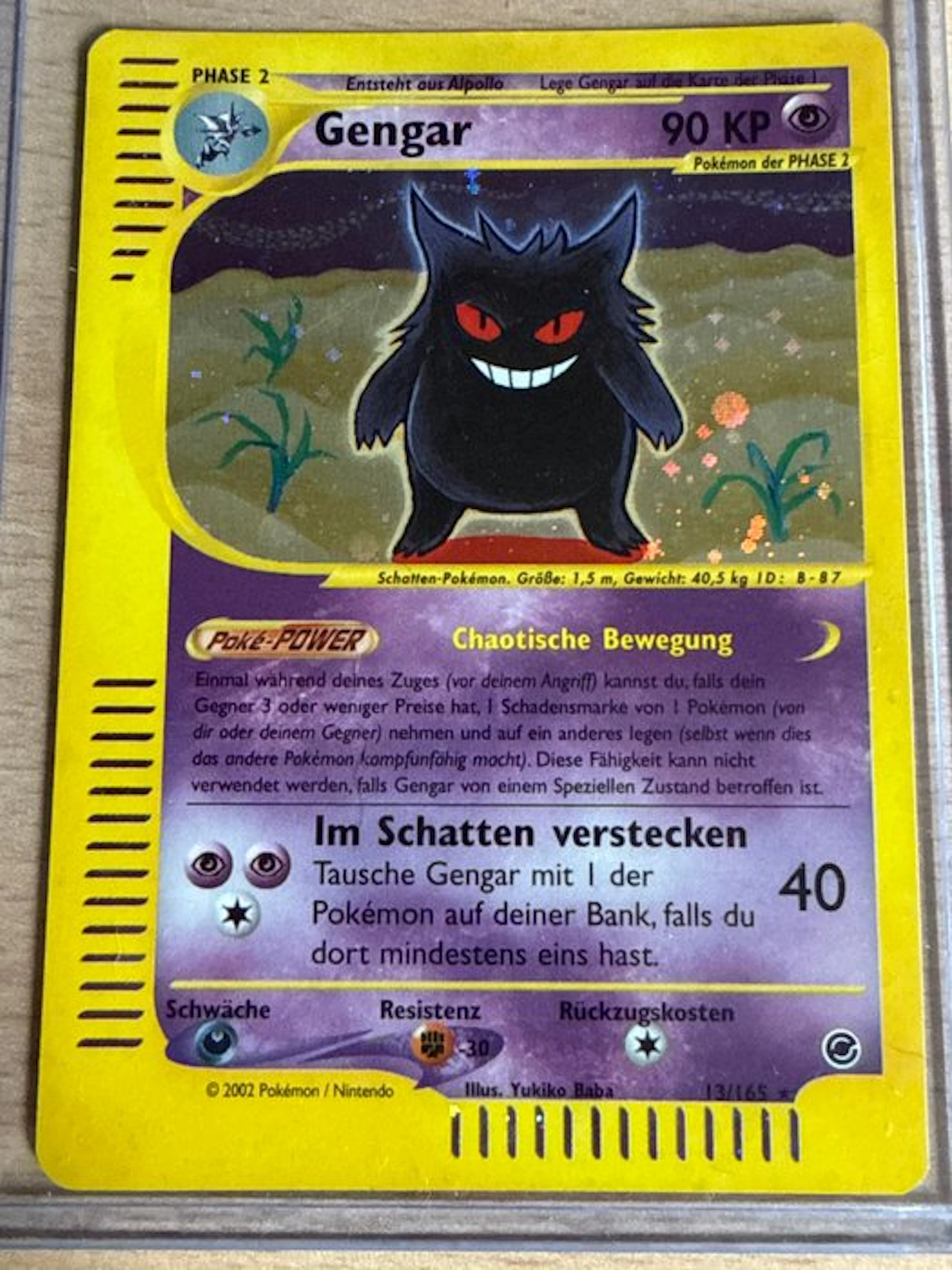 Pokémon - 1 Card - Gengar 13/165 Foil - WOTC