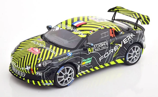 Solido 1:18 - Model car - Renault Alpine A110 Rally No.47