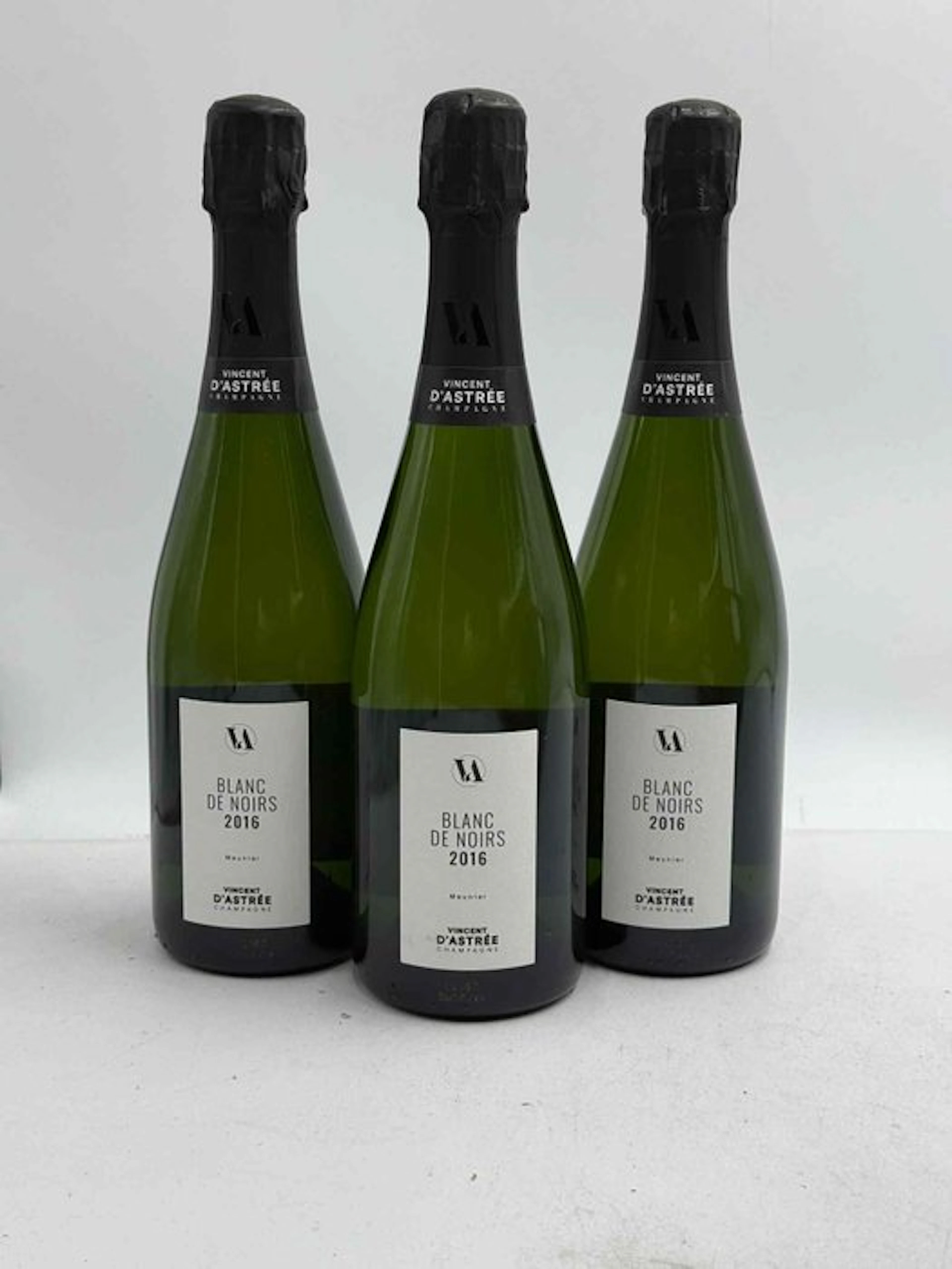 2016 Vincent d'Astrée, Blanc de Noirs - Champagne Brut - 3 Bottles (0.75L)