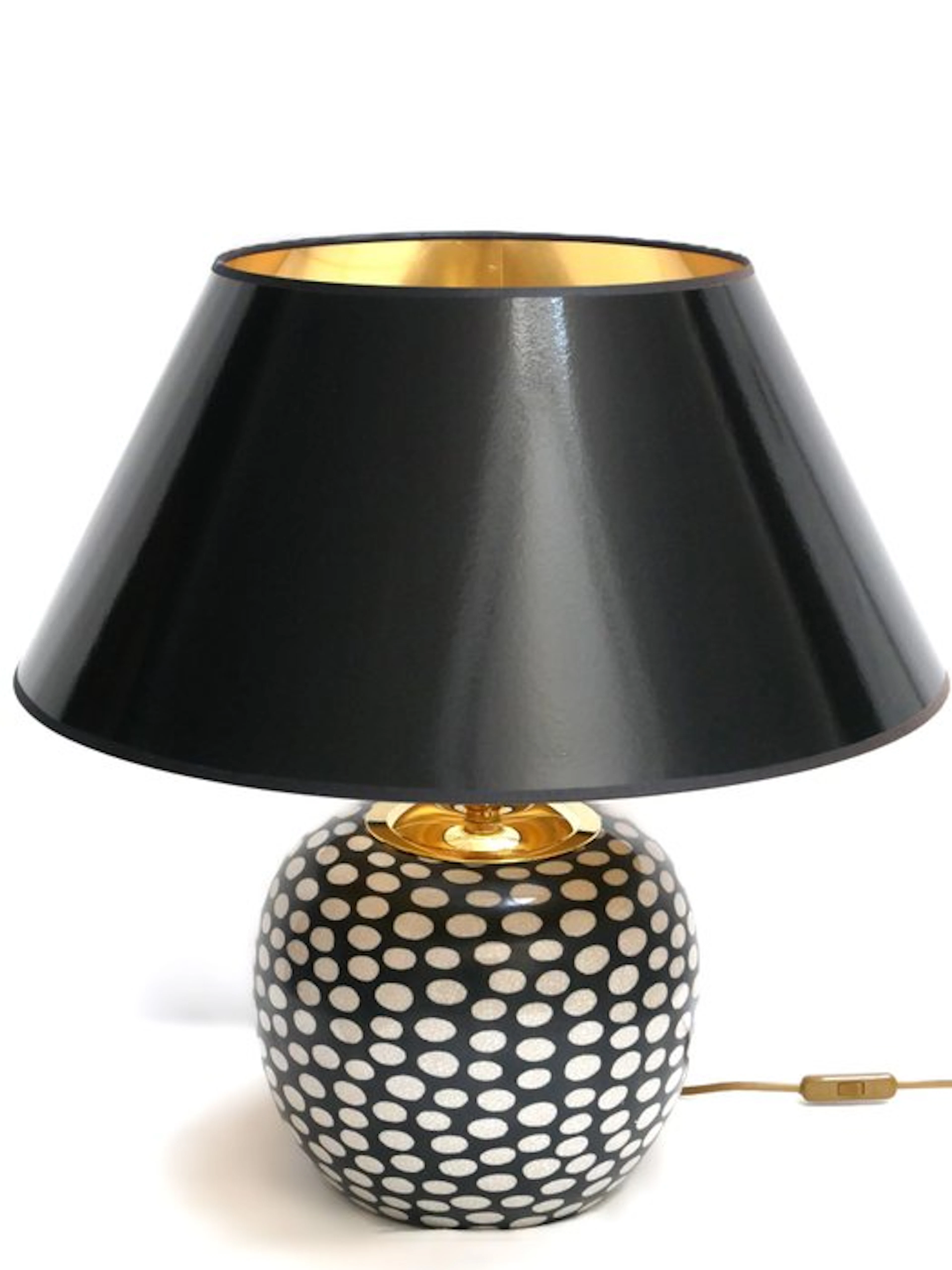 Lamp - Porcelain, Brass - made in Germany