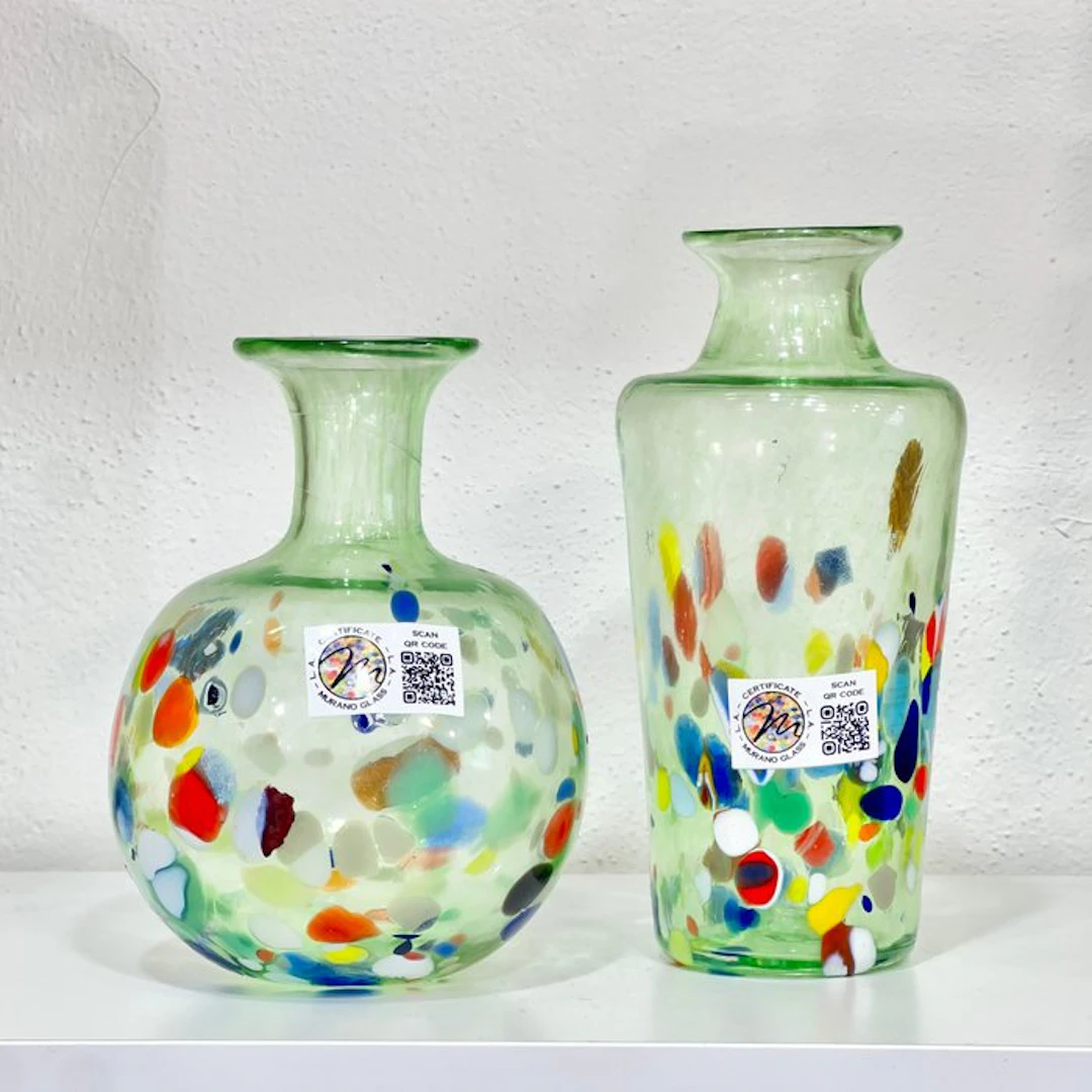 Vase (2) - Murano glass