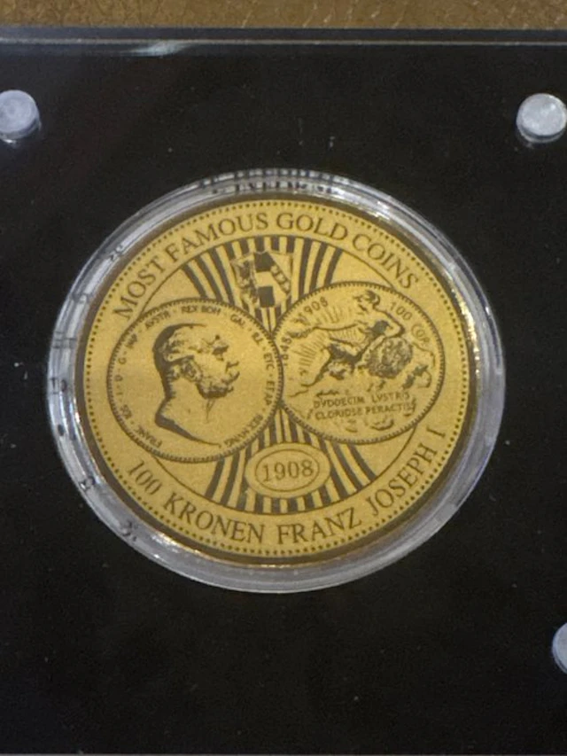 Niger. 100 Francs 100 Kronen Franz Joseph I