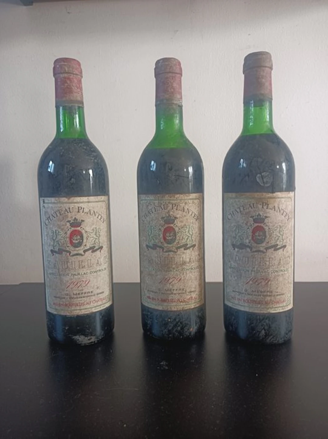 1979 Château Plantey - Pauillac - 3 Bottles (0.75L)