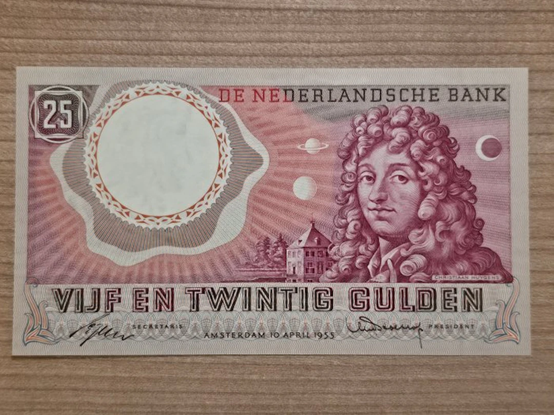 Netherlands. - 25 Gulden 1955 (Christiaan Huygens) - PL68.B (No reserve price)