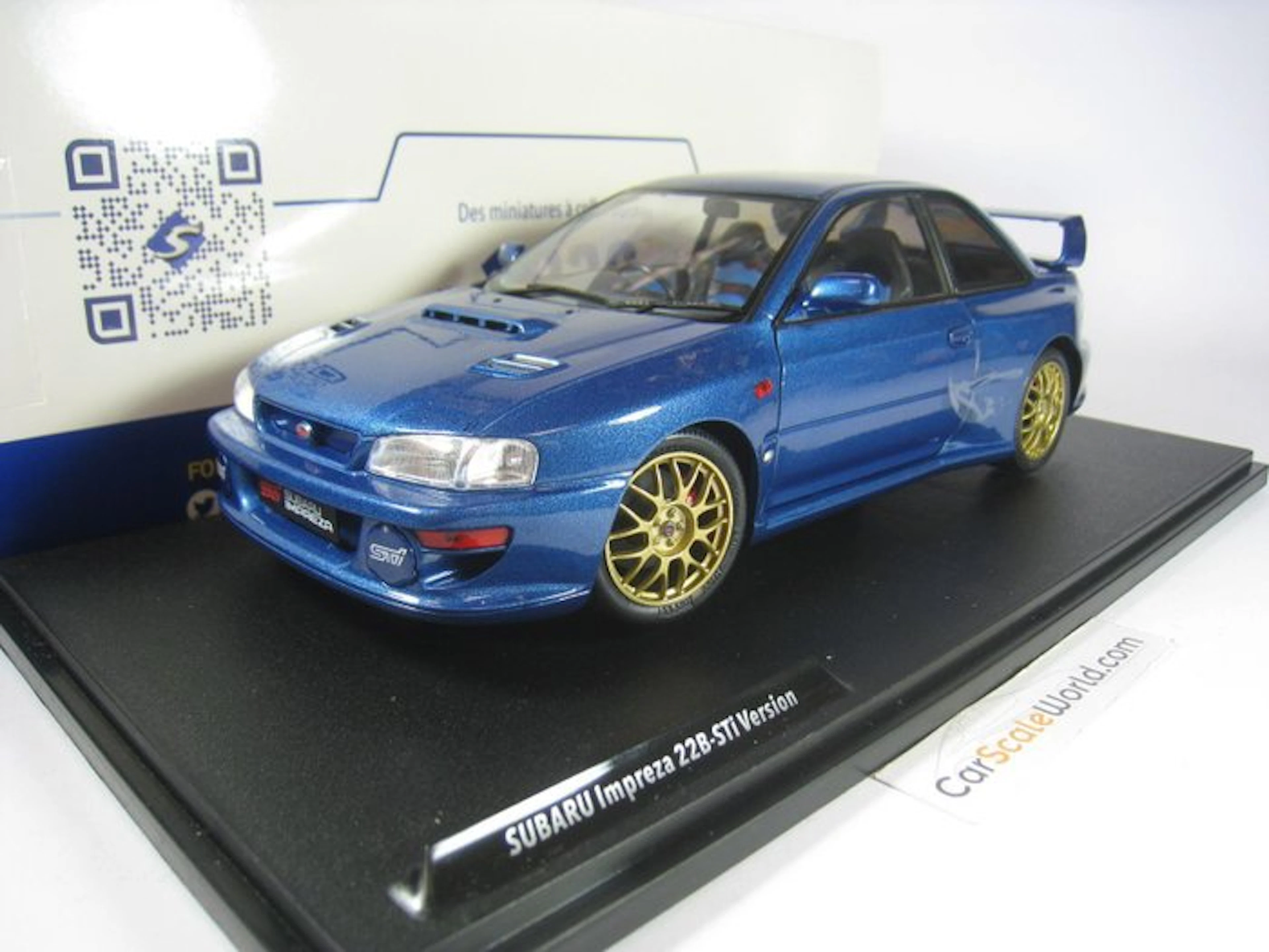 Solido 1:18 - Model car - Subaru Impreza 22B-STi Version