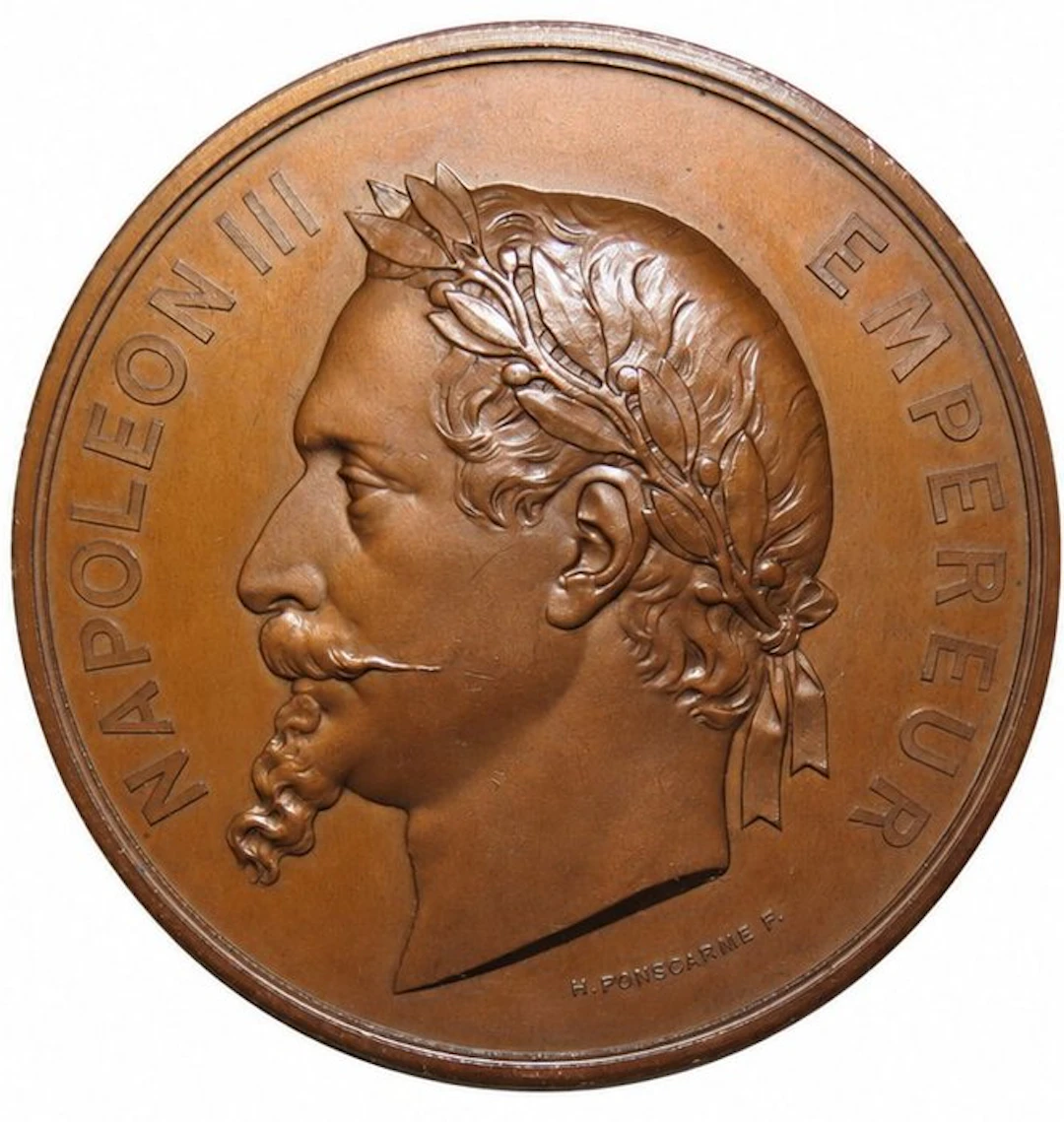 France. Médaille en bronze "Napoléon III
