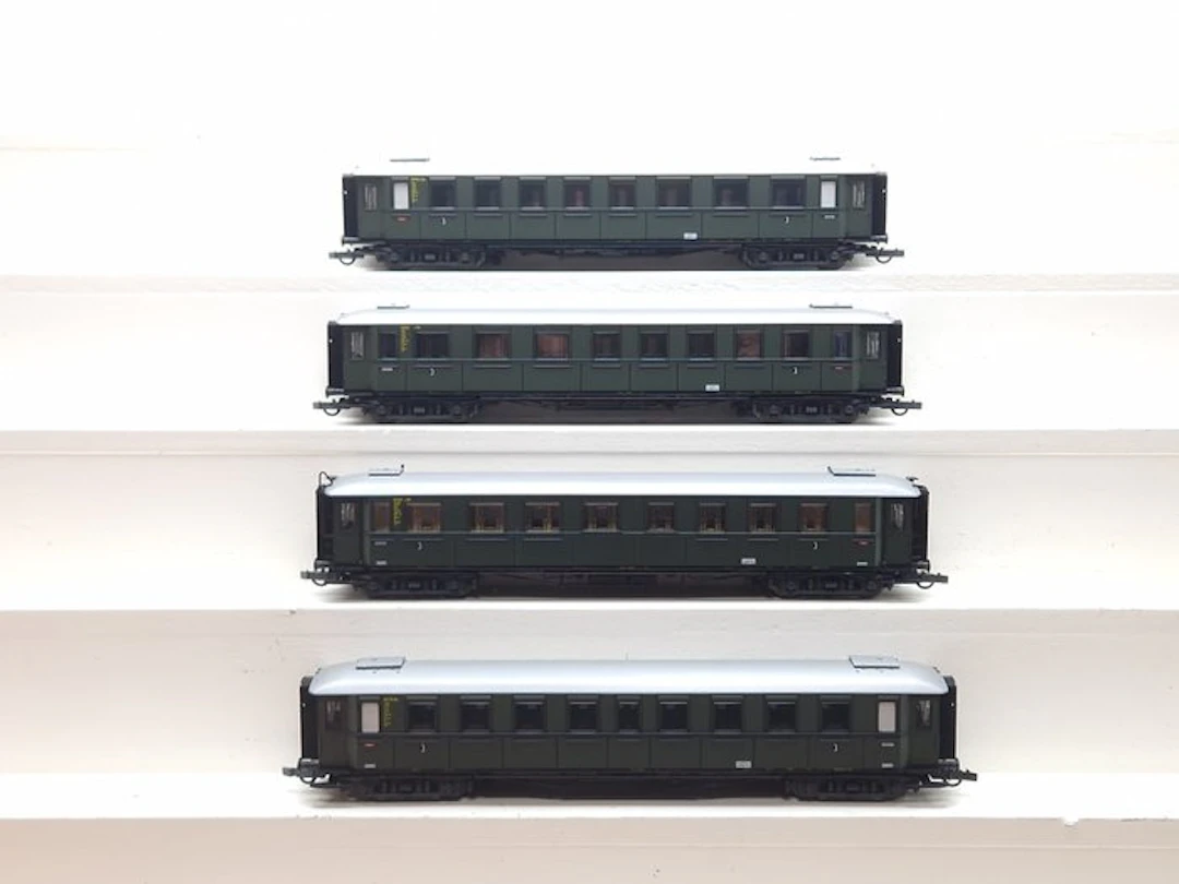 Roco H0 - 44536/44539 - Model train passenger carriage...