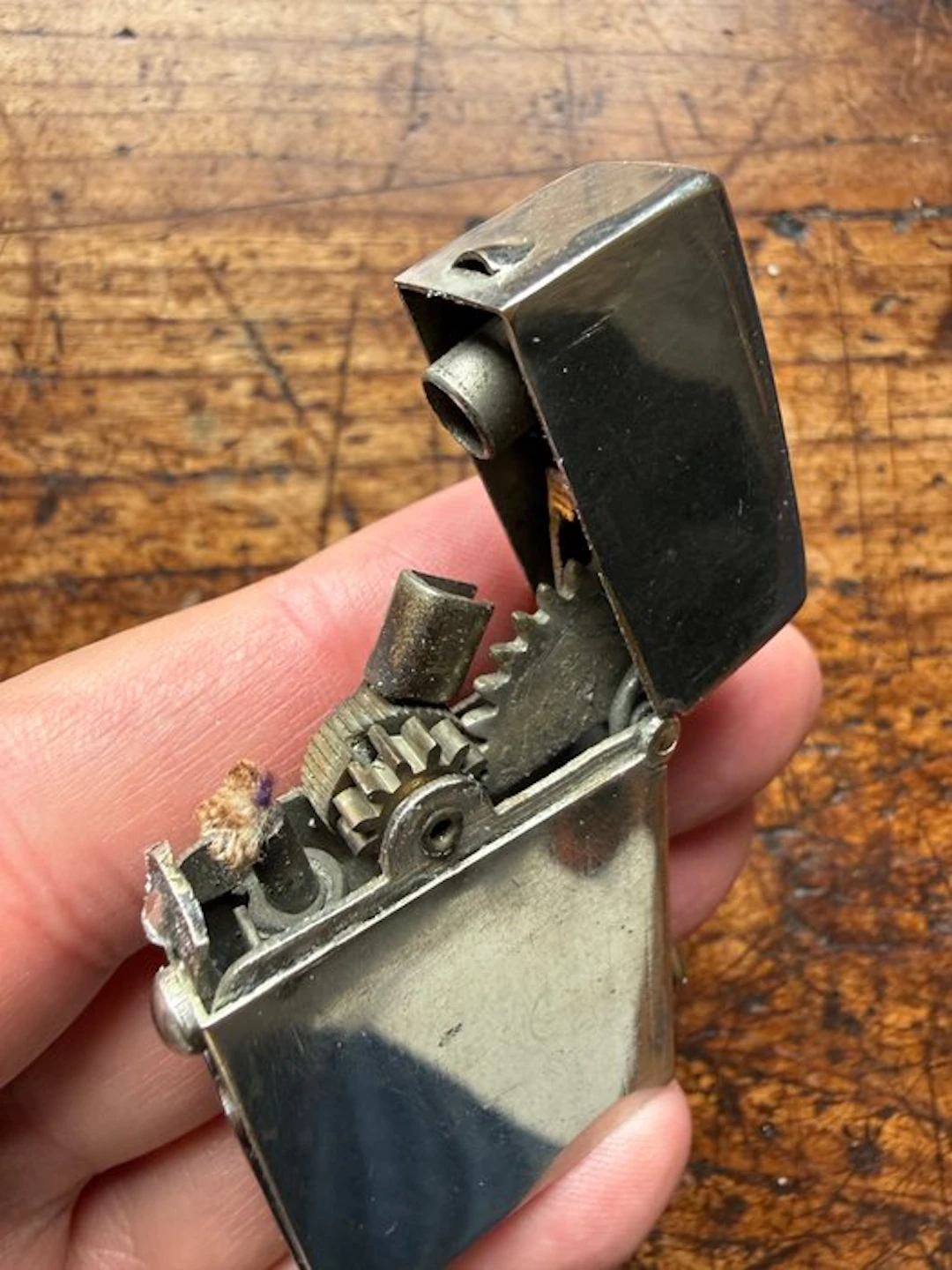 Imperator like - No reserve price - Pocket lighter - Steel (stainless)
