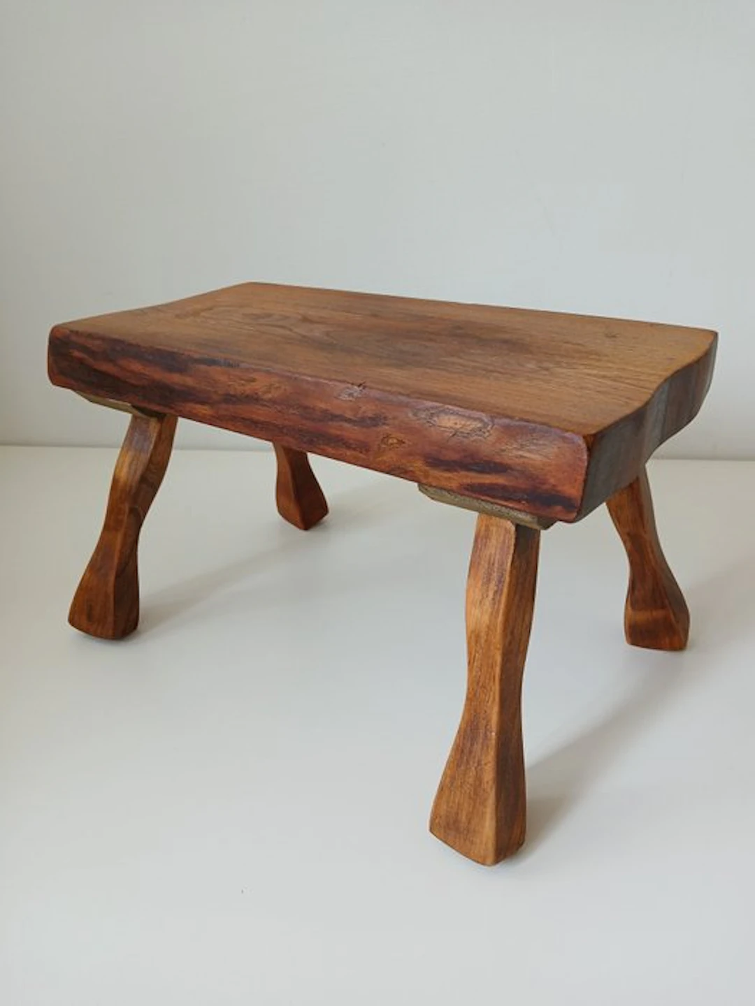 Side table - Wood - Vintage - Brutalist