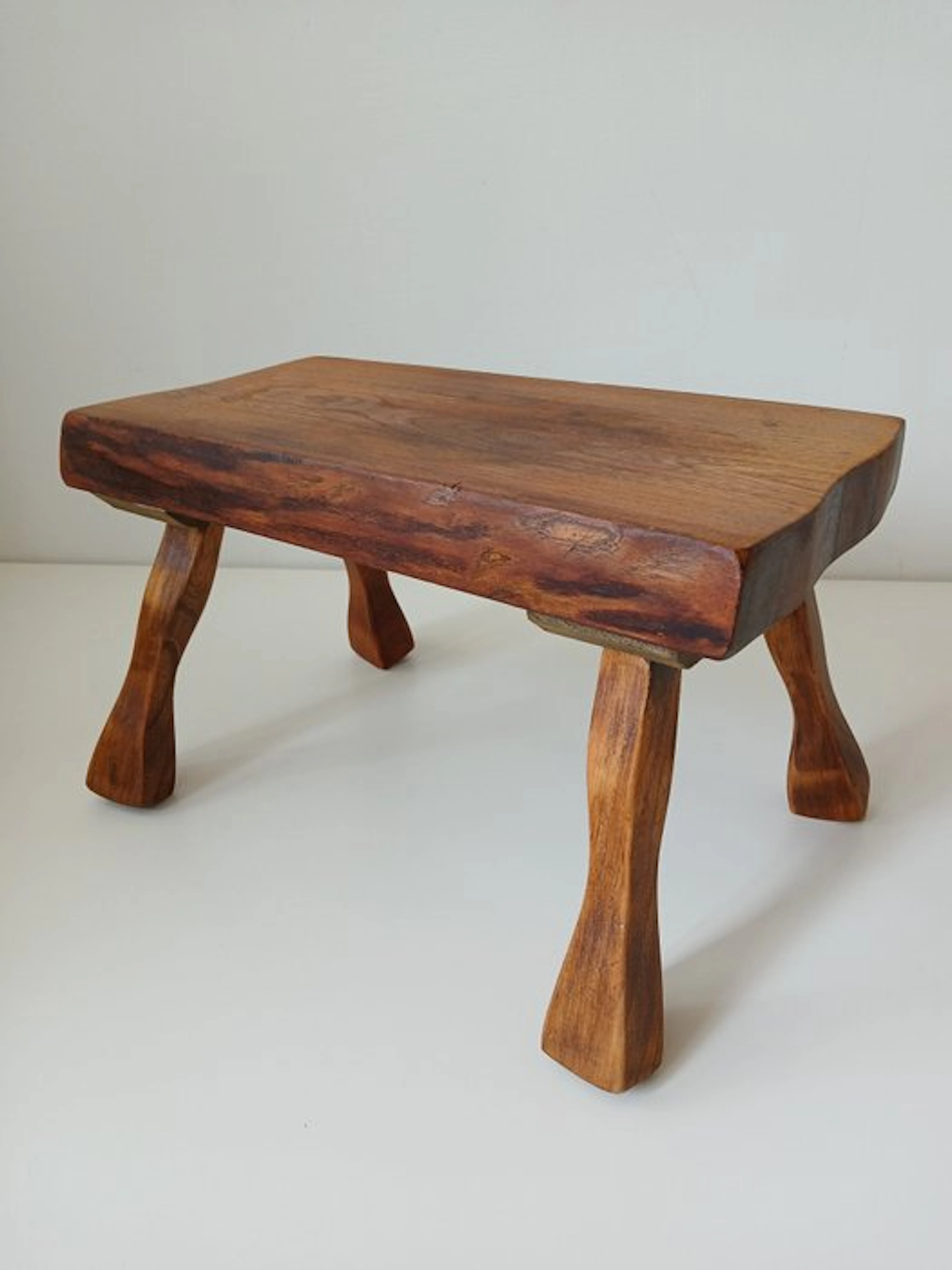 Side table - Wood - Vintage - Brutalist