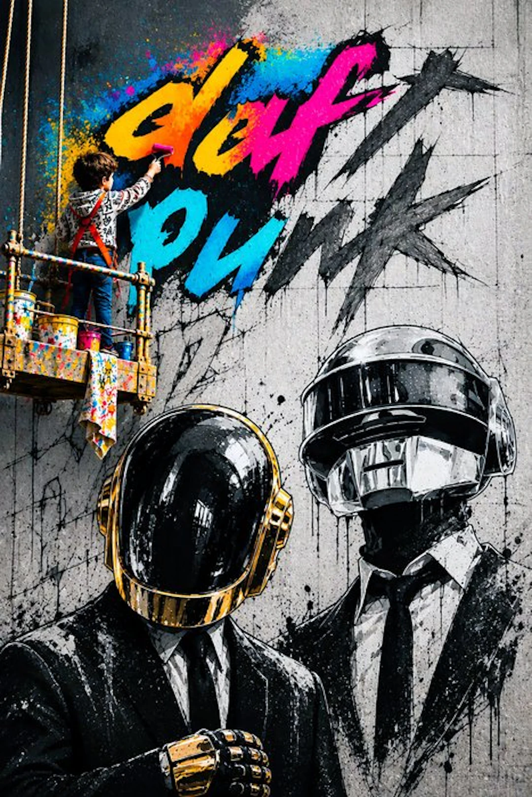 Jacon Art - Daft Punk - Work in Progress - 1/7