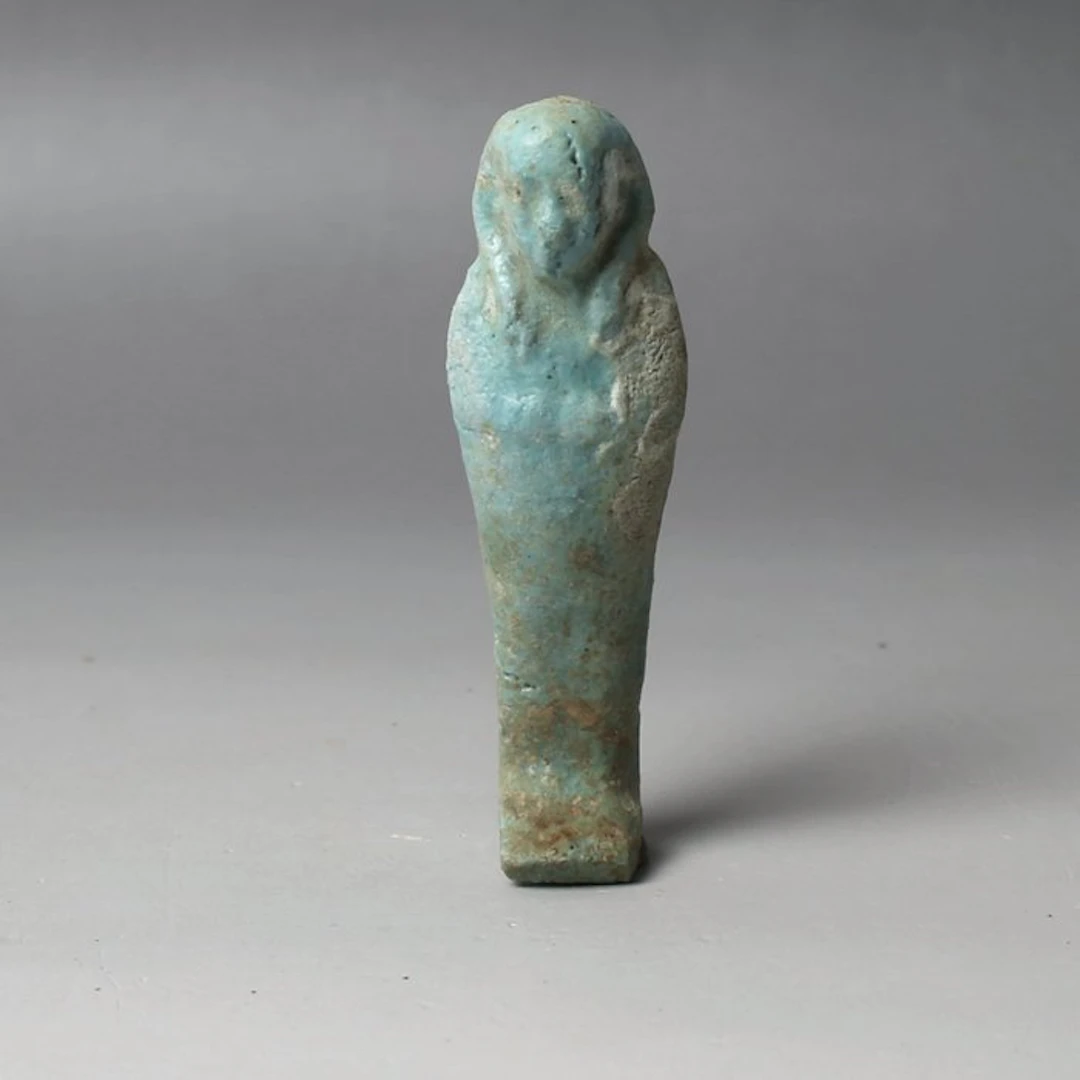 Ancient Egypt, Late Period Faience Shabti (No reserve price)
