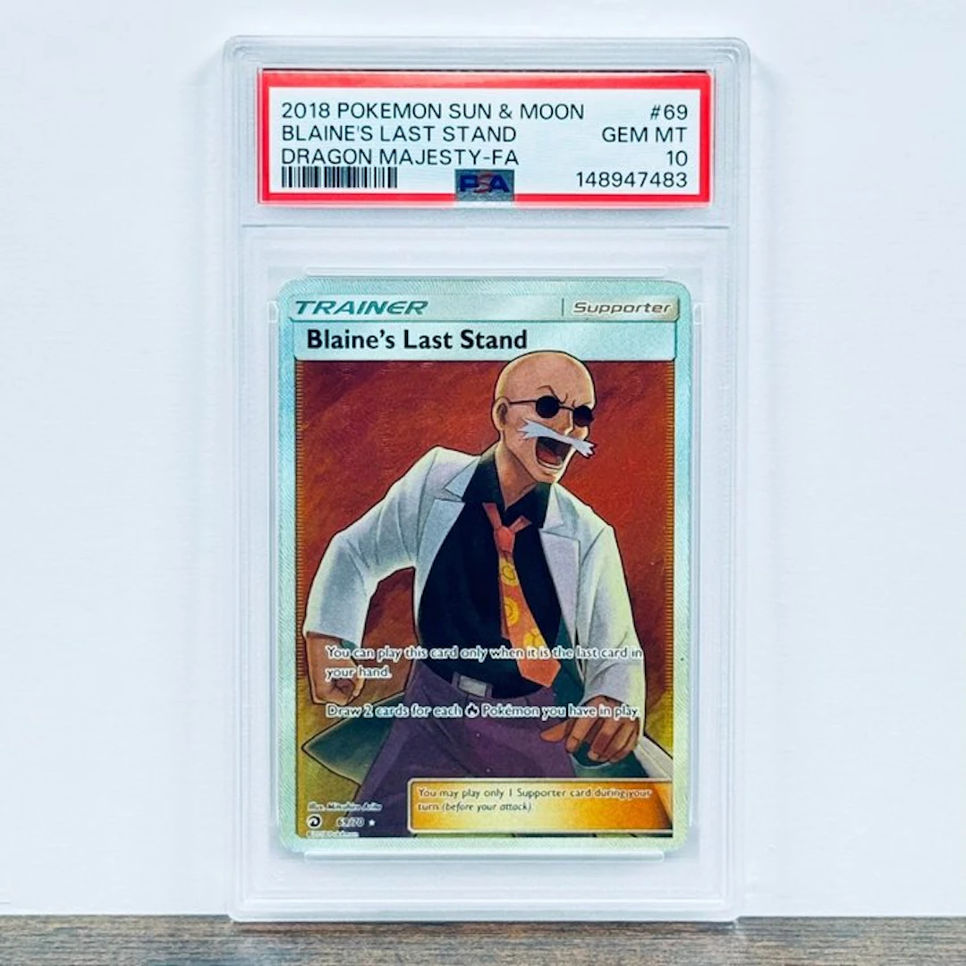 Pokémon Graded card - Blaine’s Last Stand 69 – Pokémon - PSA 10