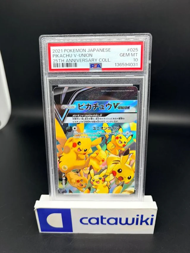 Pokémon - 1 Graded card - Pikachu V-UNION - 025/028 - PSA...