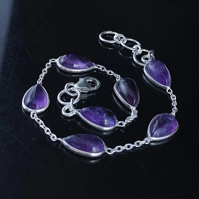 Amethyst Jewellery- 4.55 g - (1)
