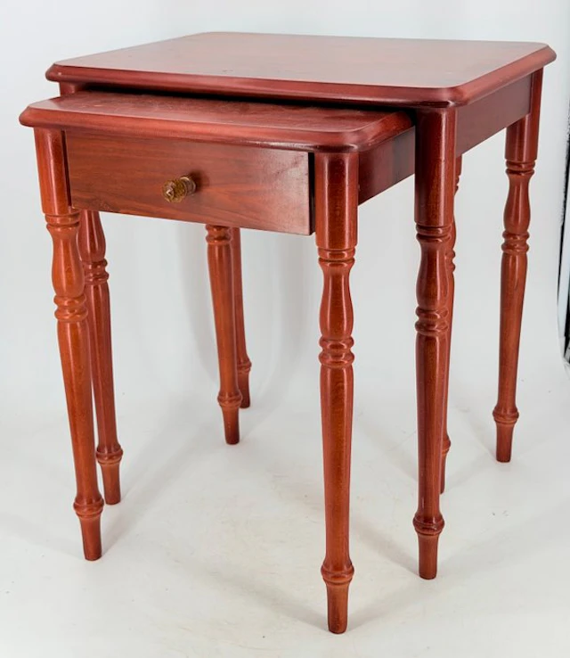 Side table (2) - Nest with Drawer - Wood