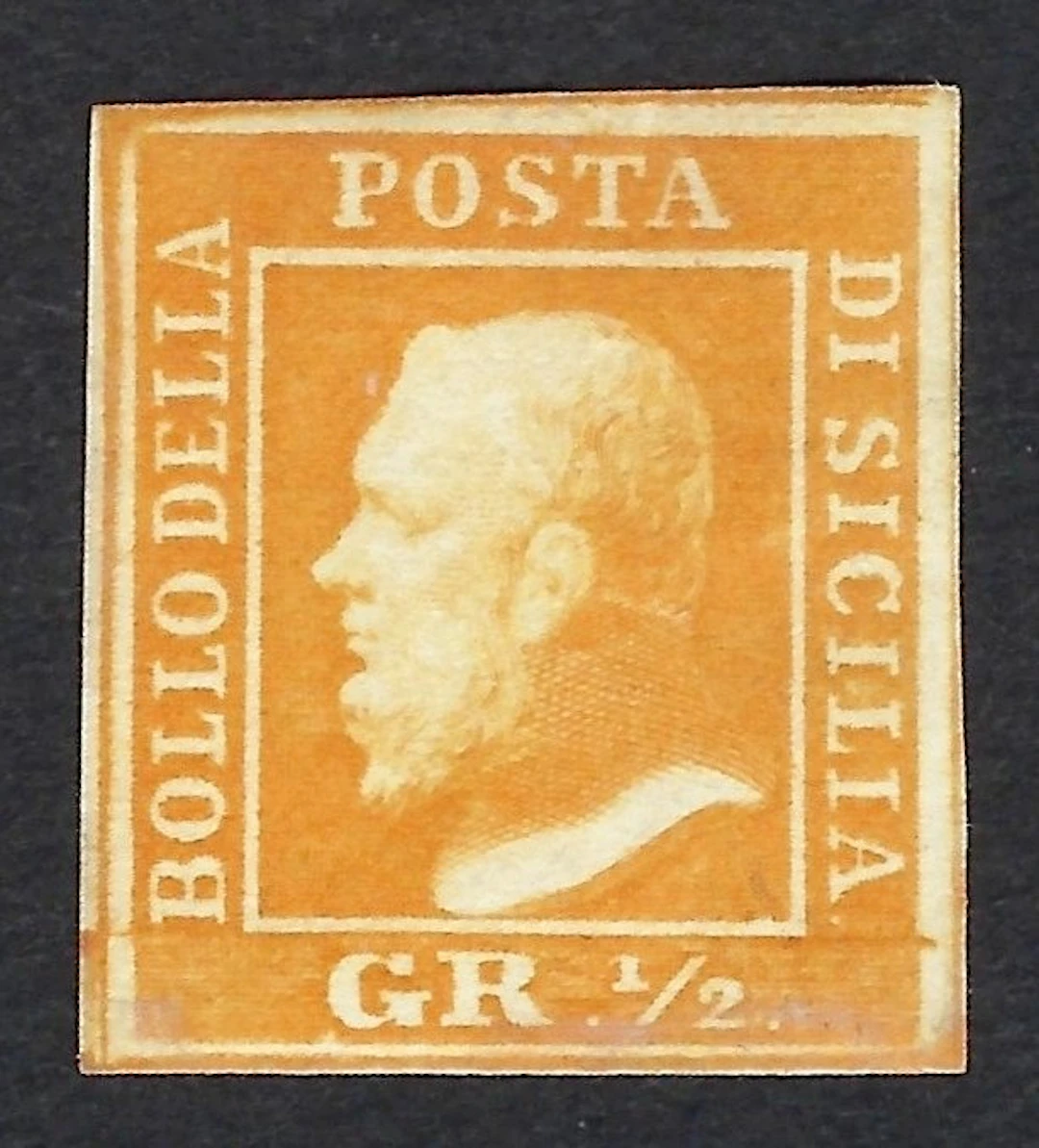 Italian Ancient States - Sicily 1859 - Ferdinando II 1/2 Gr Arancio - N. 2