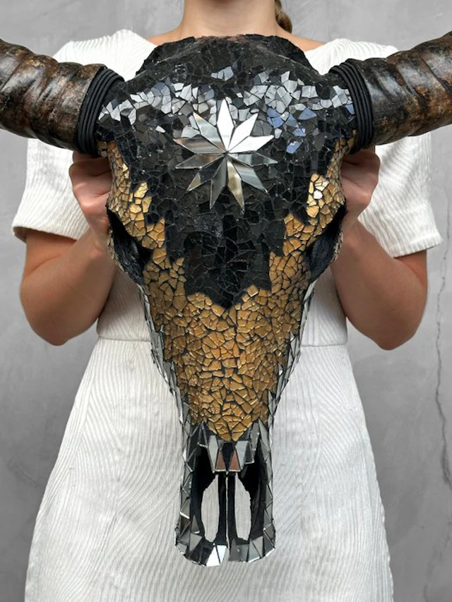 NO RESERVE PRICE -C - Stunning Large Buffalo Skull with...
