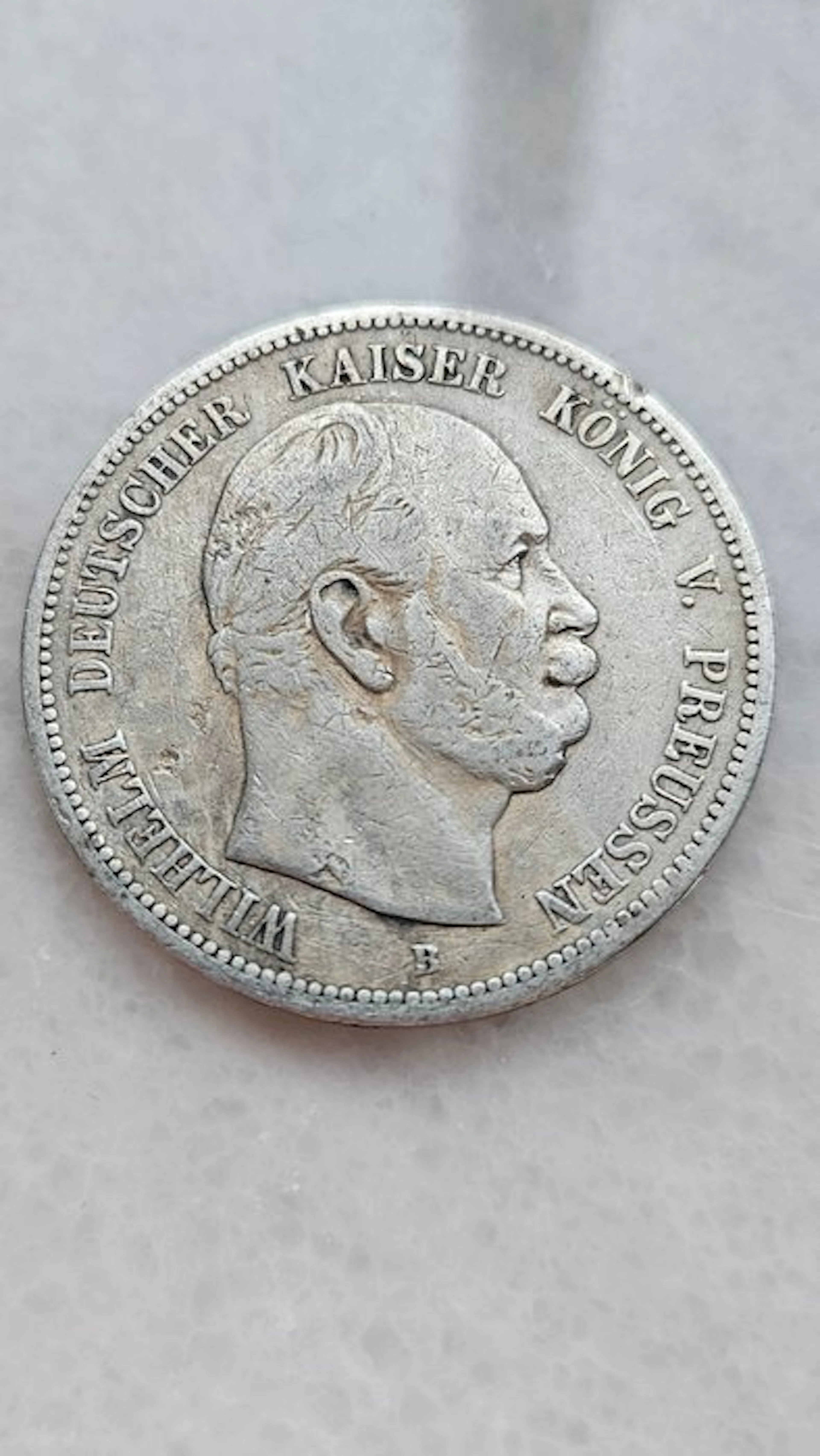 Germany, Empire 5 Mark 1876 Prussia (No reserve price)