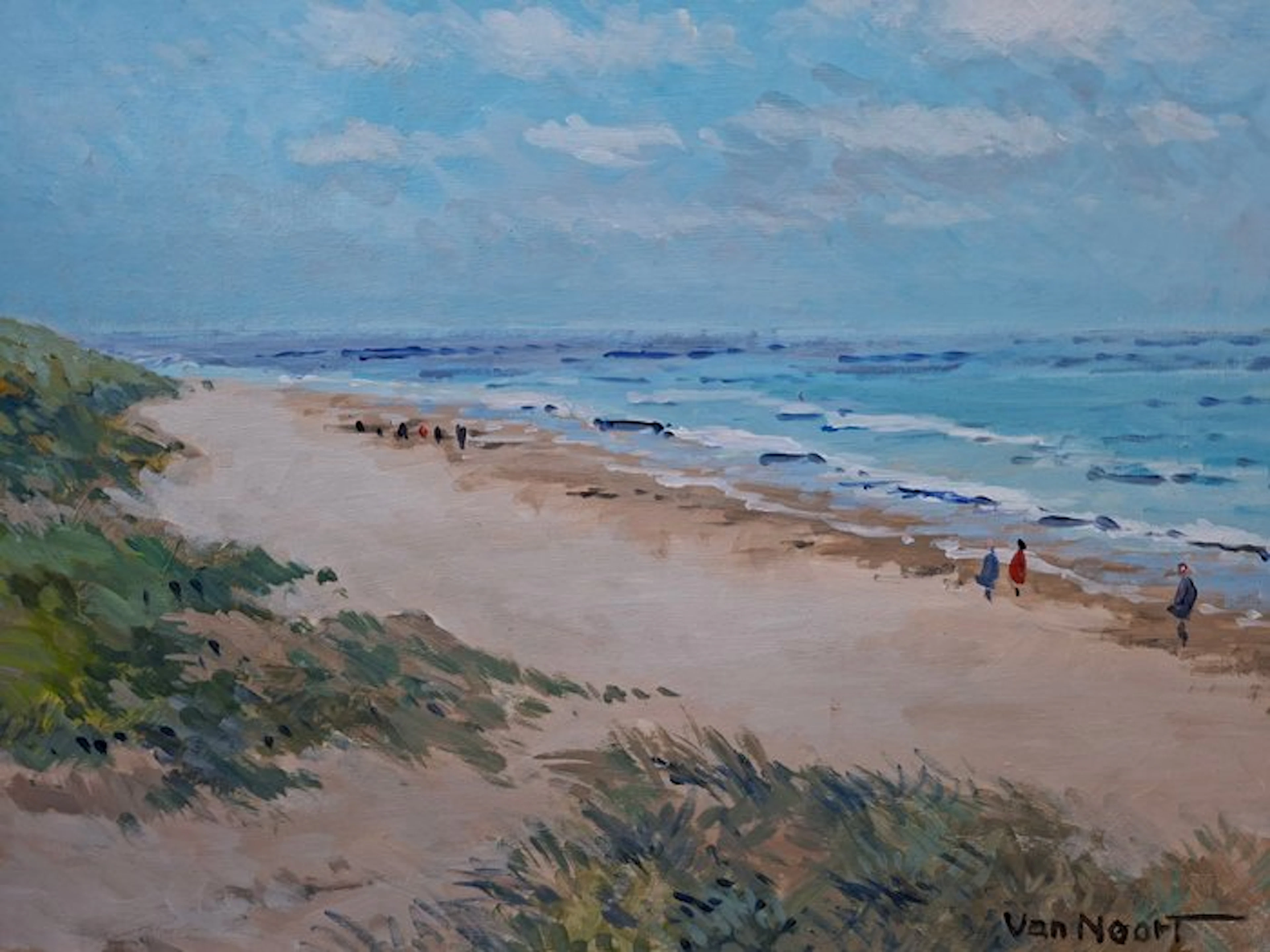 Van Noort (XX-XXI) - Zonnig strandgezicht Zandvoort