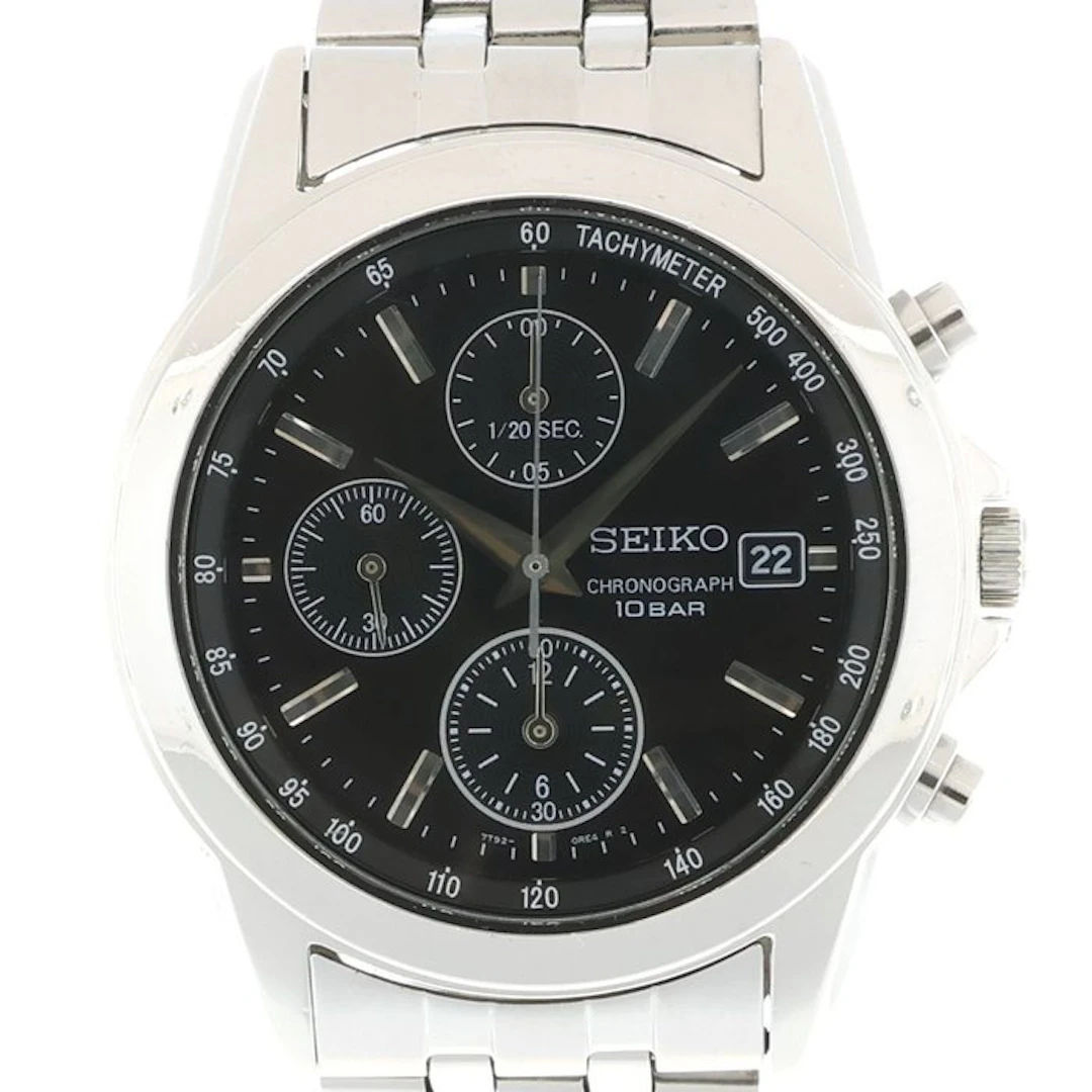 Seiko - Quartz Chronograph 100M Tachymeter - No reserve...