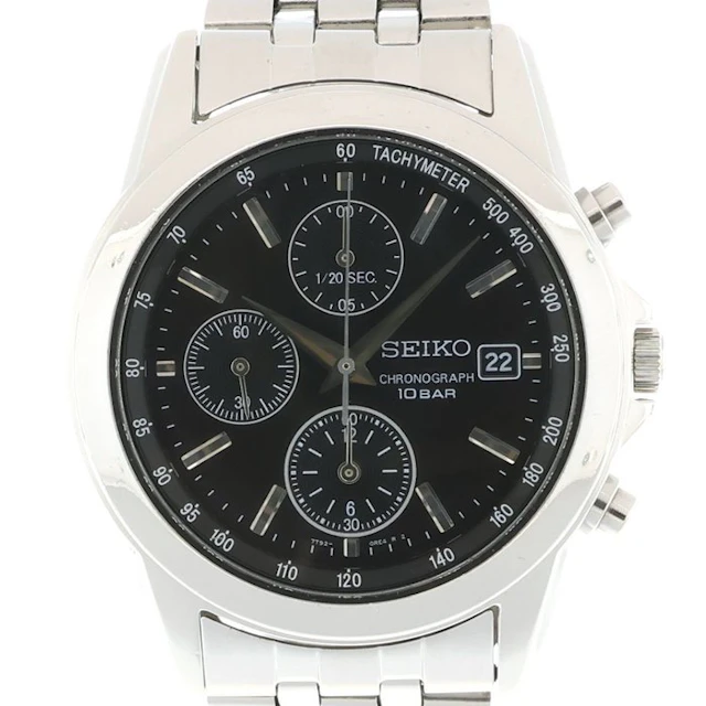 Seiko - Quartz Chronograph 100M Tachymeter - No reserve...