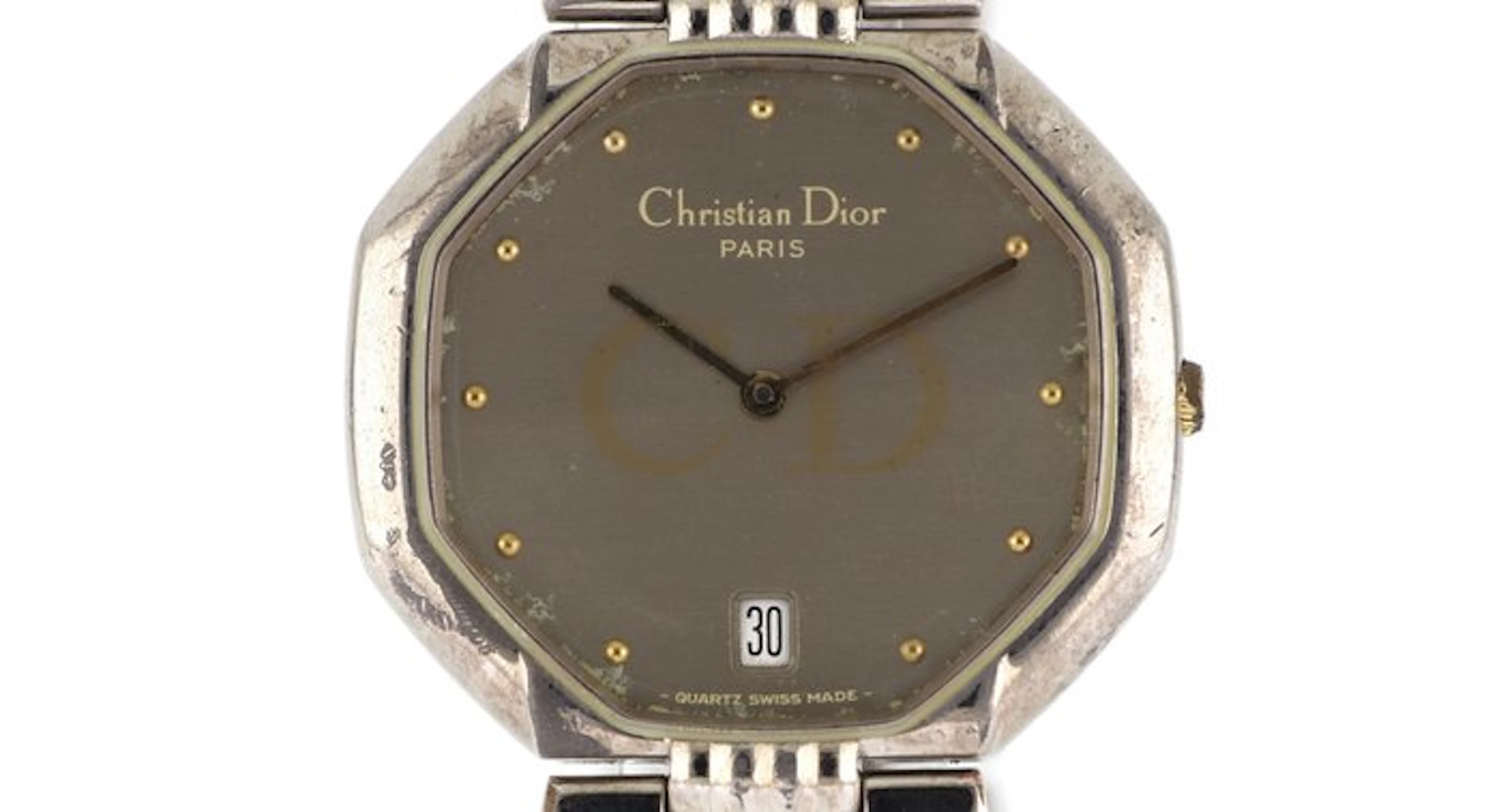 Christian Dior - Octagon Date Classic Grey Dial - No...