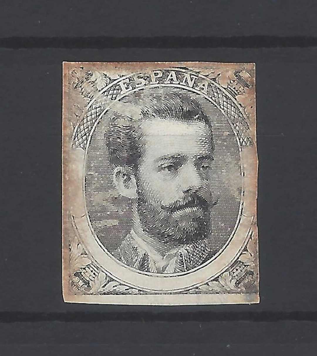 Spain 1871 - Amadeo—unadopted stamp