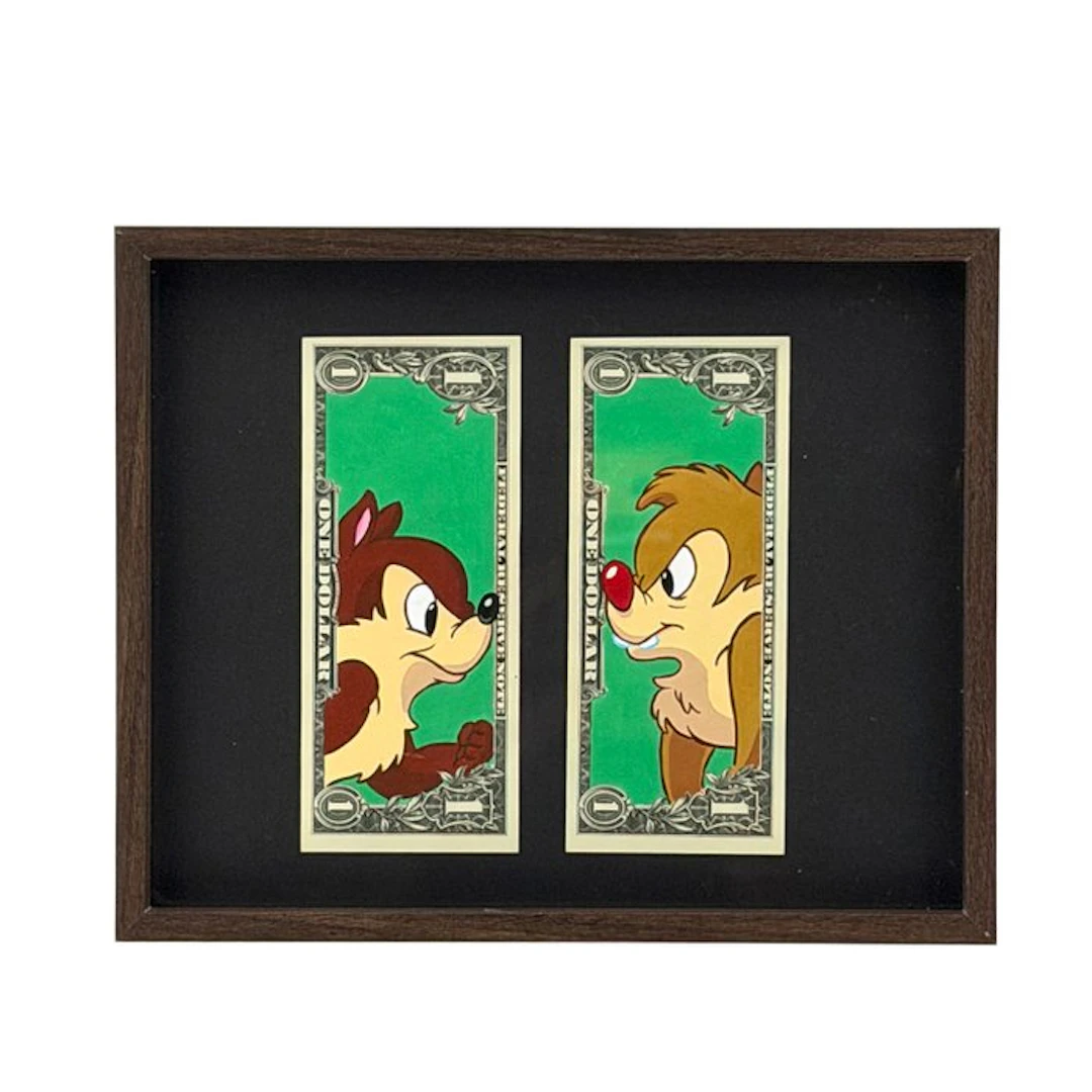 PAAPI (1986) - Knabbel en Babbel (Chip ‘n Dale) - DollarArt framed